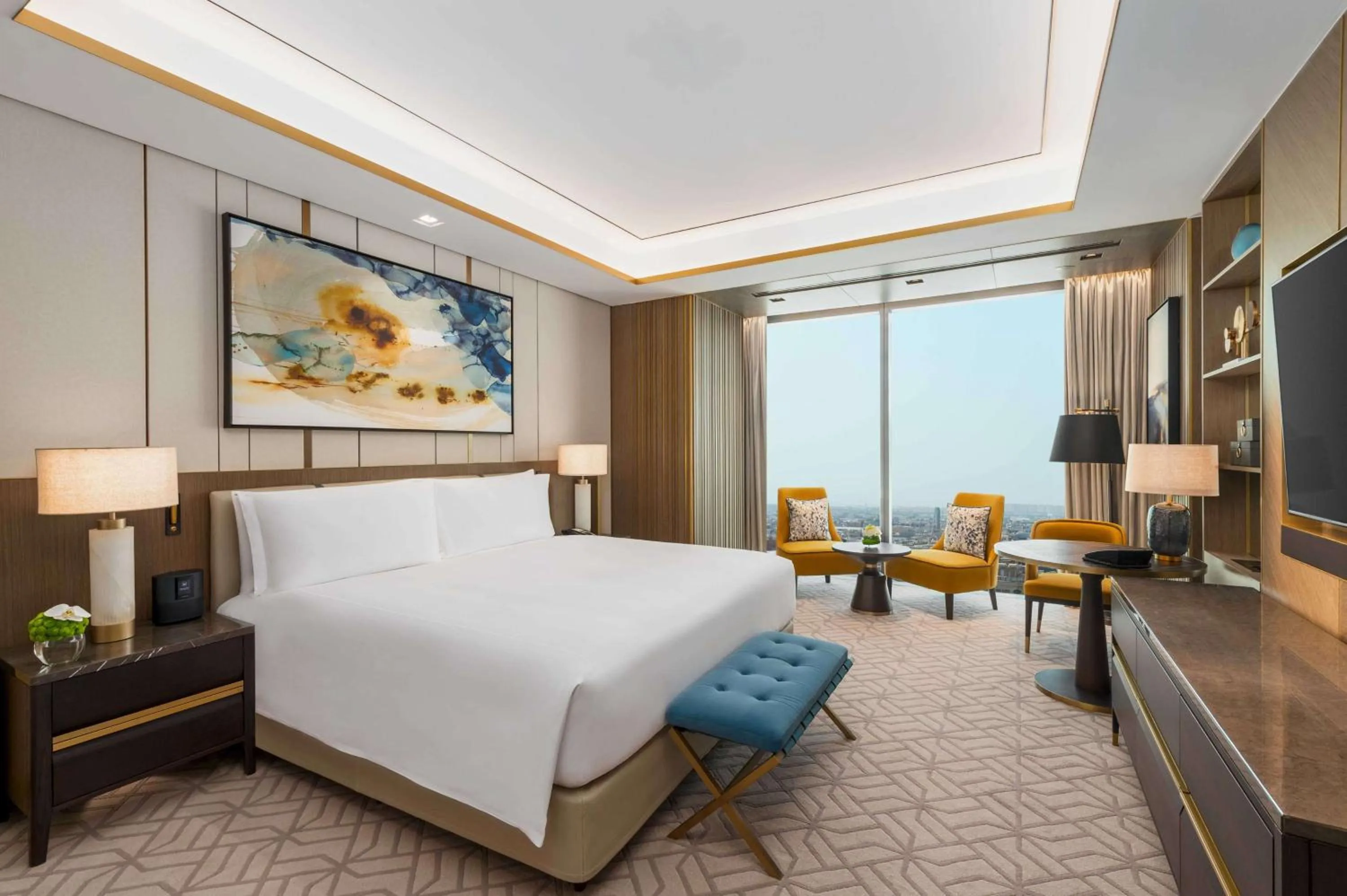 Bed in Waldorf Astoria Kuwait