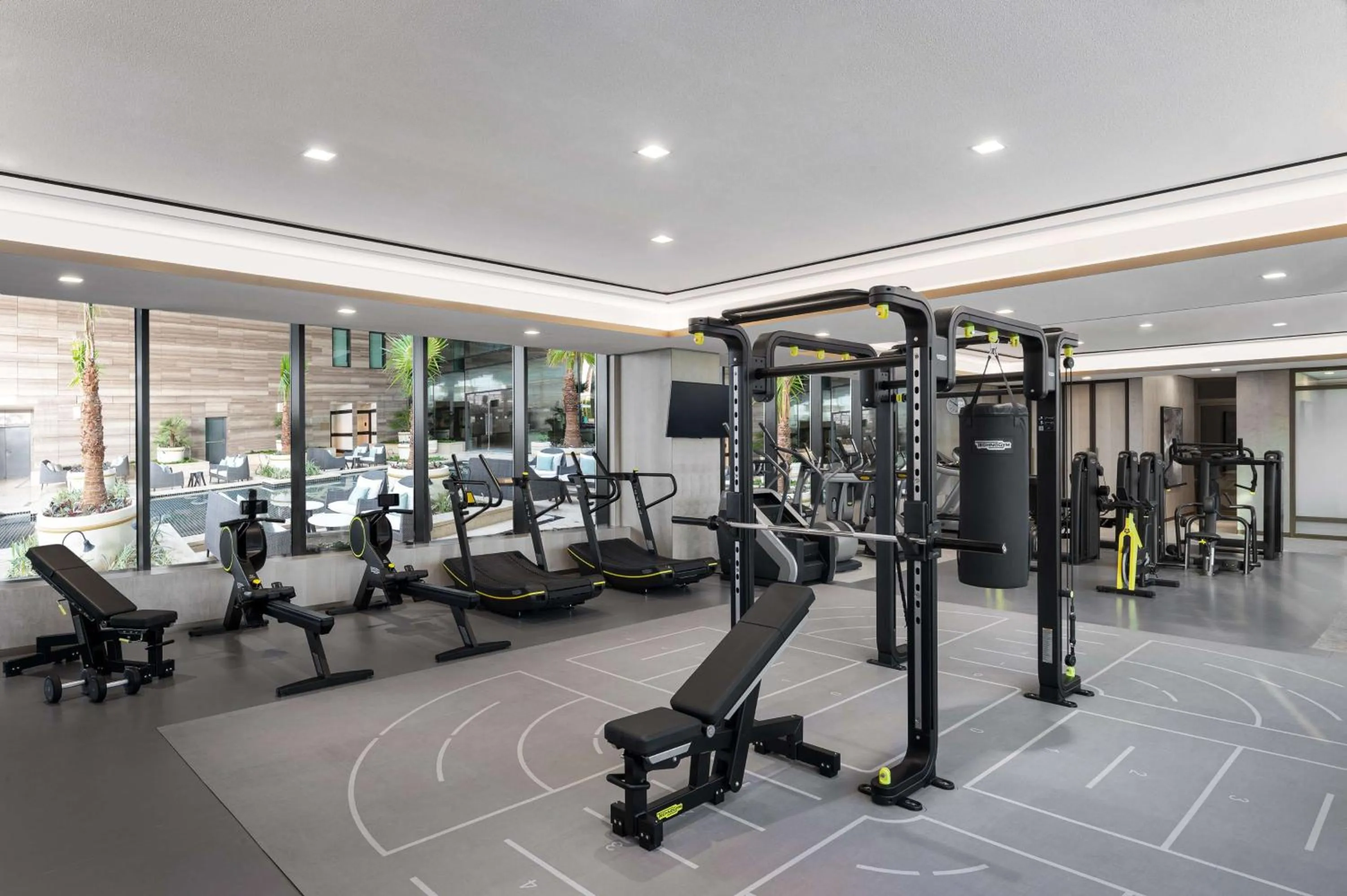 Fitness centre/facilities in Waldorf Astoria Kuwait
