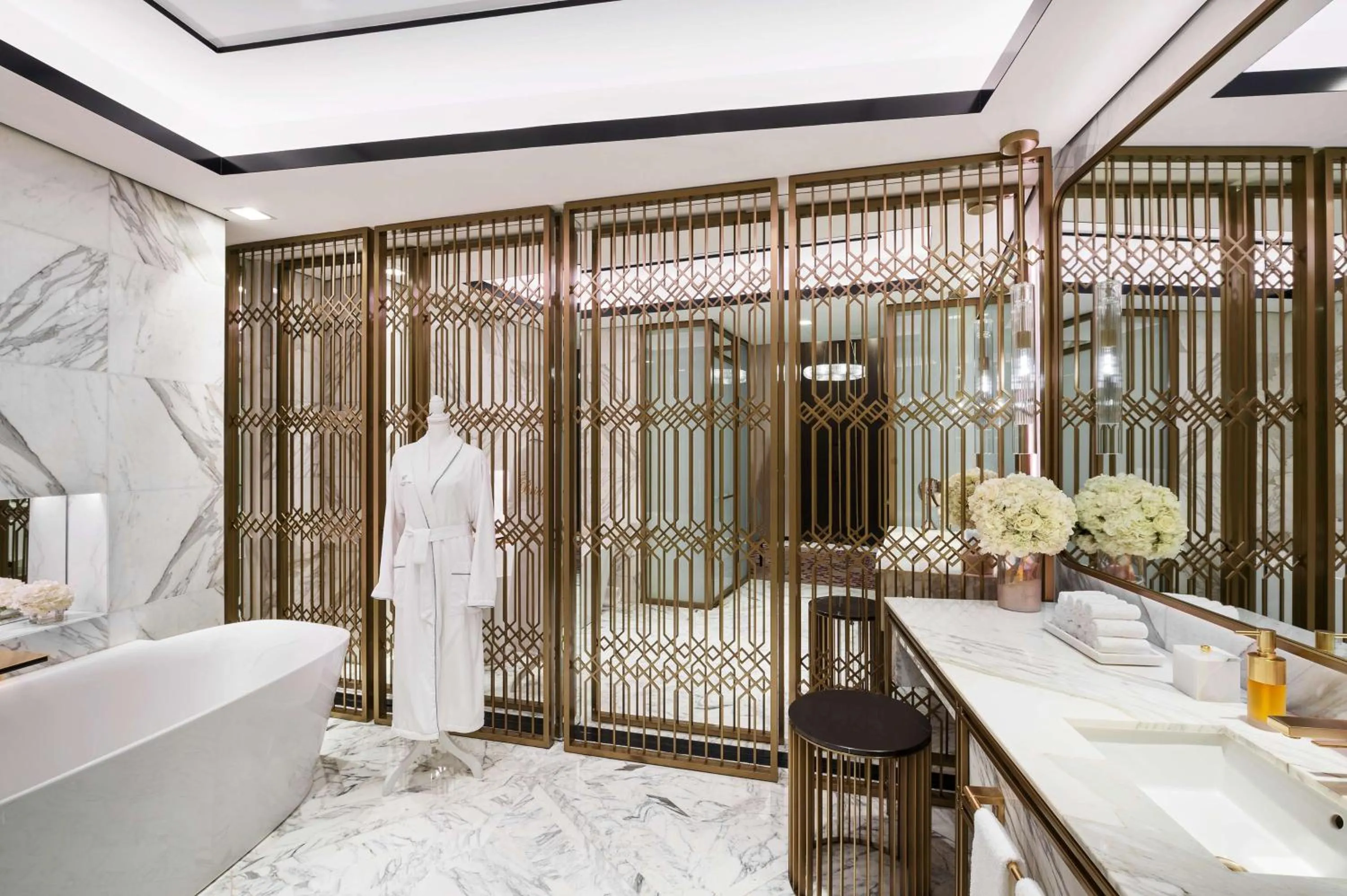 Bathroom in Waldorf Astoria Kuwait