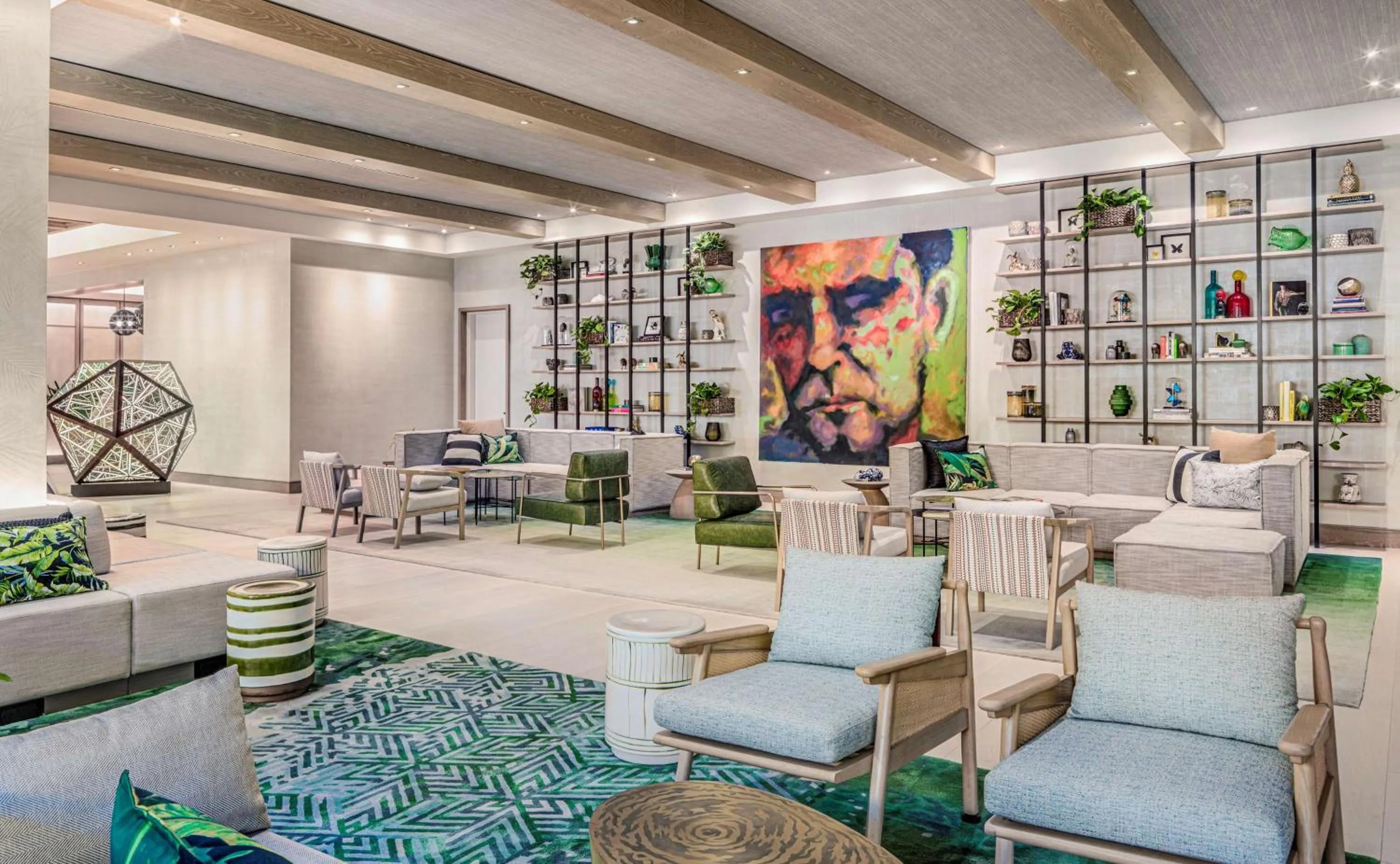 Lobby or reception in The Ray Hotel Delray Beach, Curio Collection By Hilton