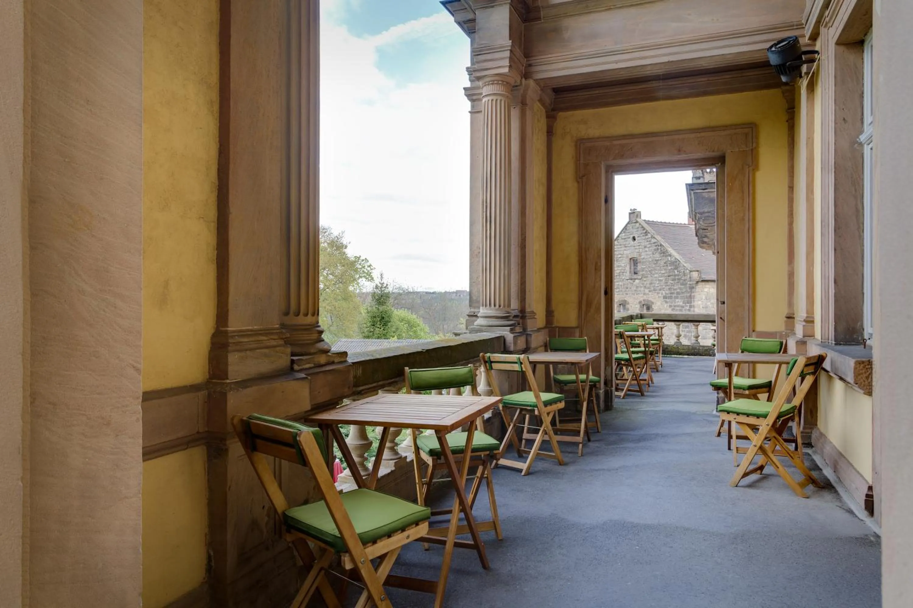 Balcony/Terrace in Hotel Schloss Nebra