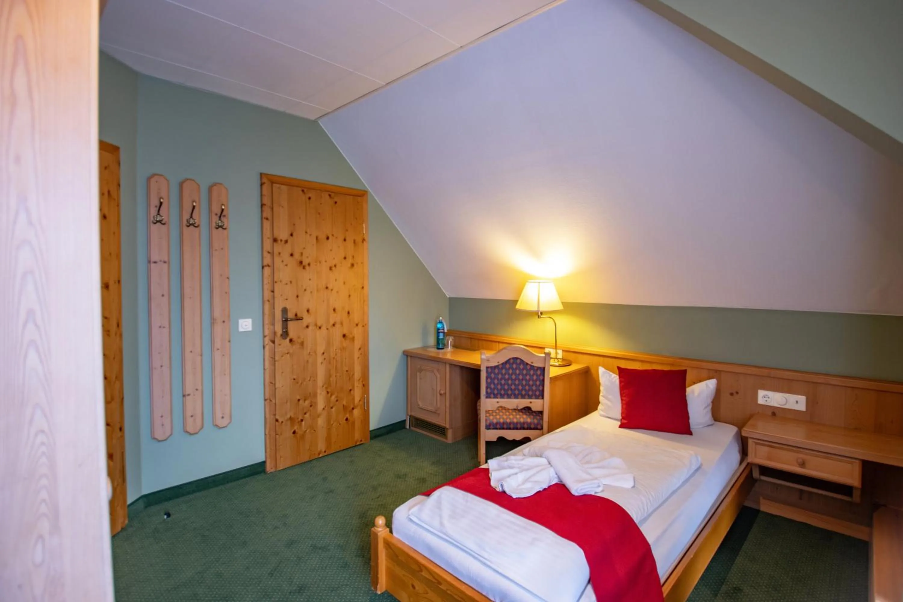 Bed in Hotel Schloss Nebra