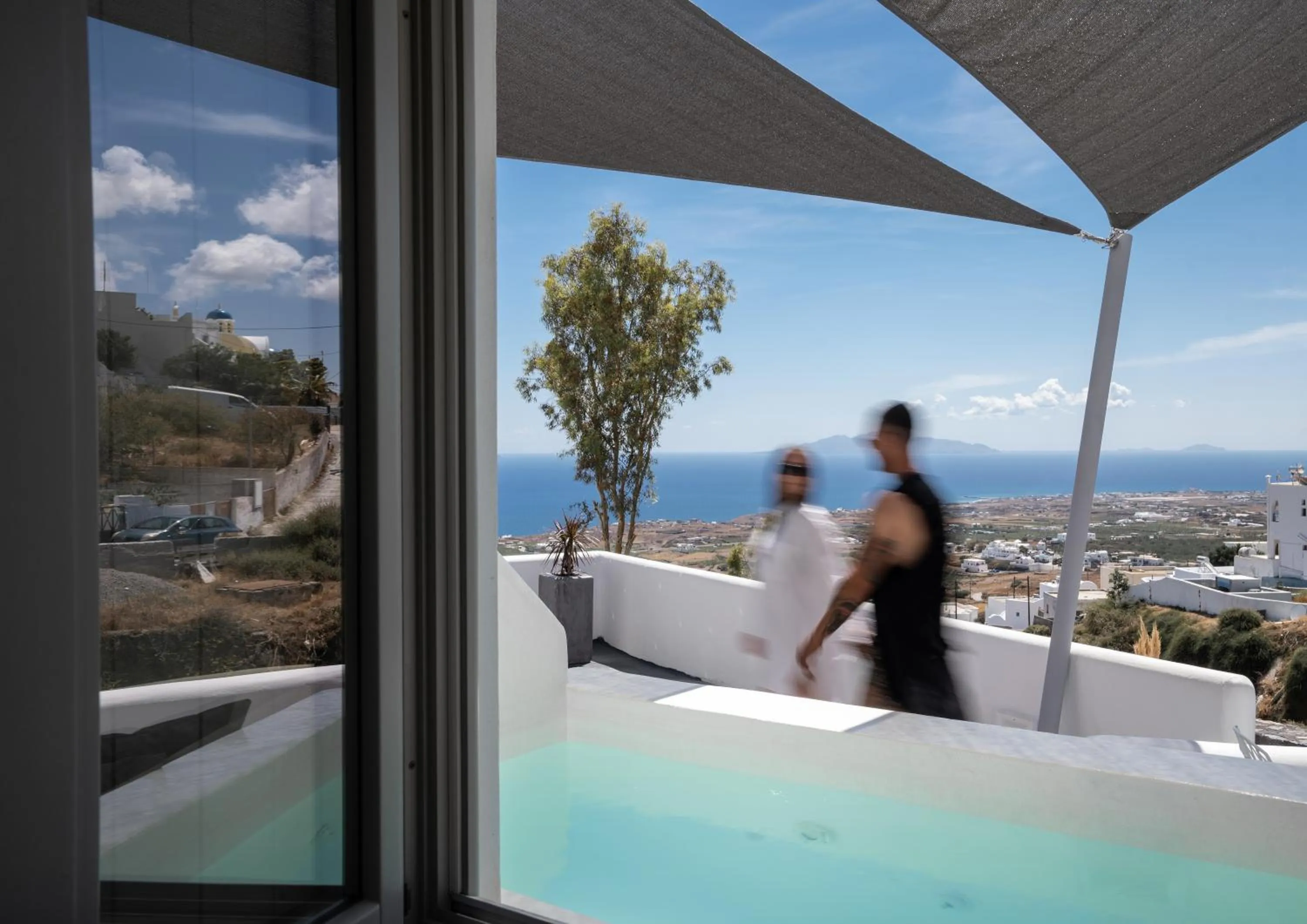 Day in Canyon Santorini