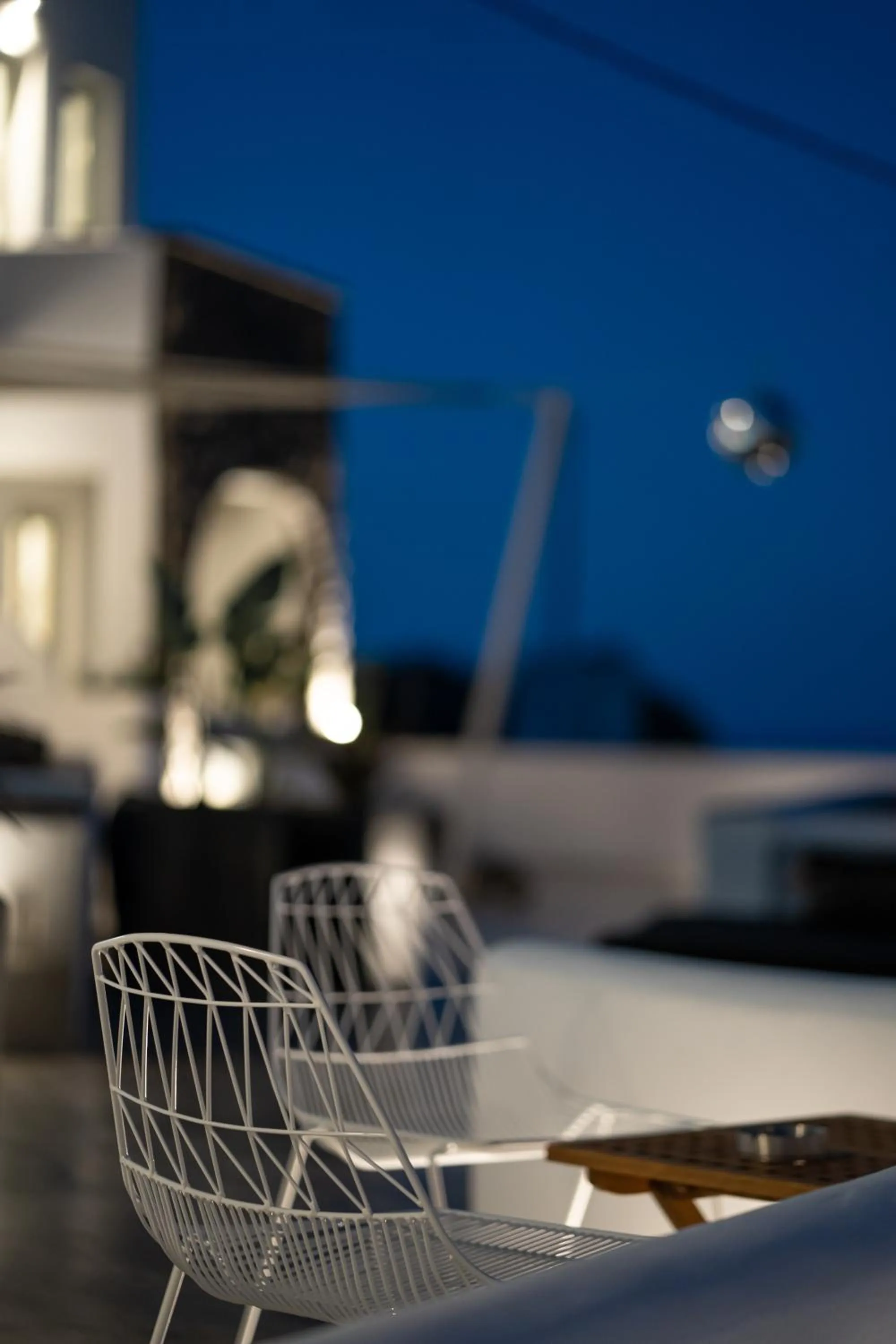 Patio in Canyon Santorini