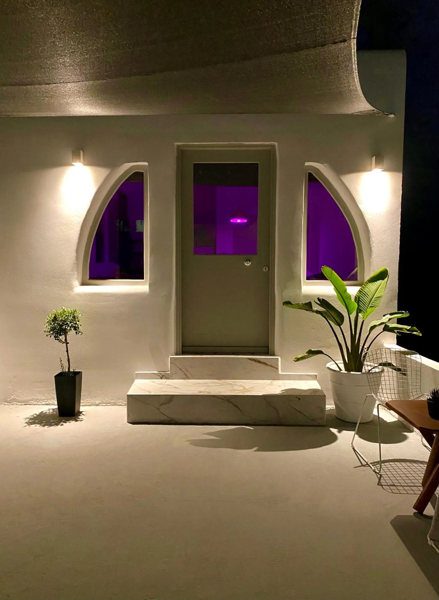 Night in Canyon Santorini