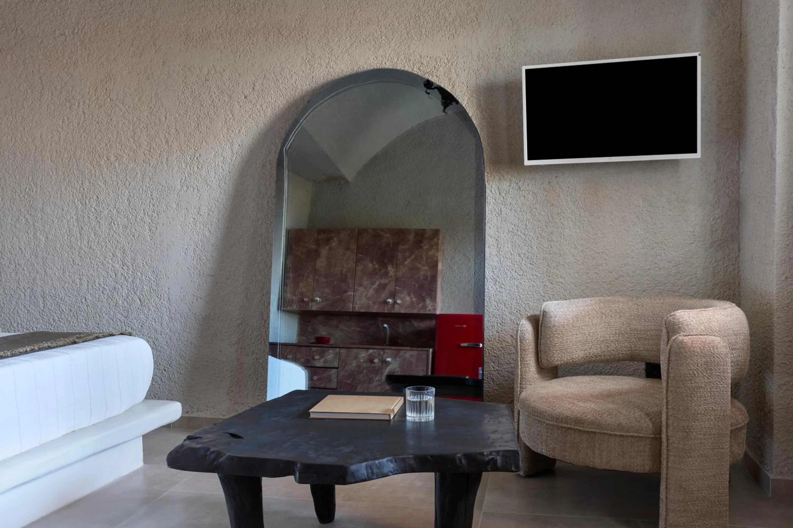 Seating area in Canyon Santorini