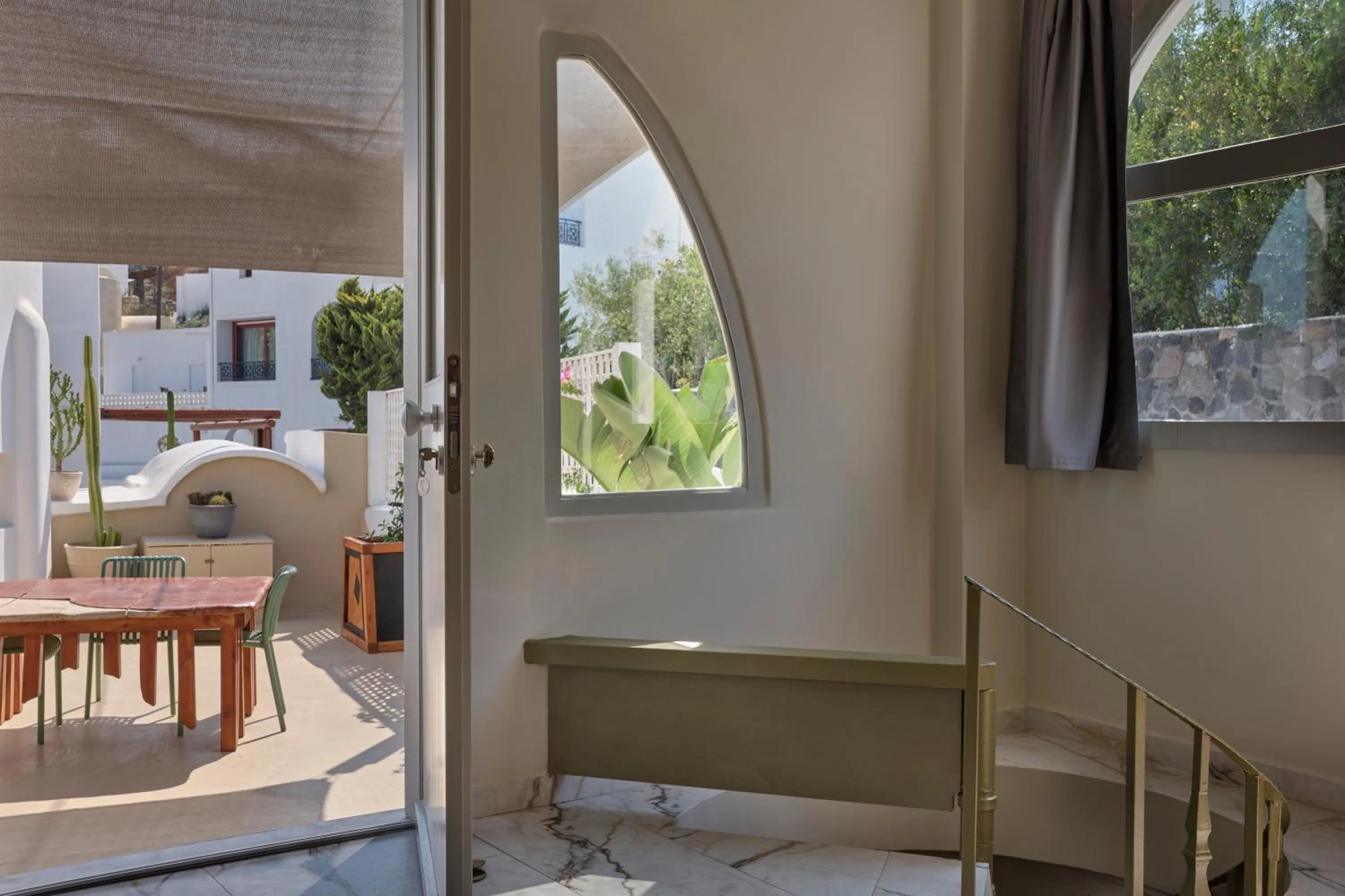 Seating area in Canyon Santorini