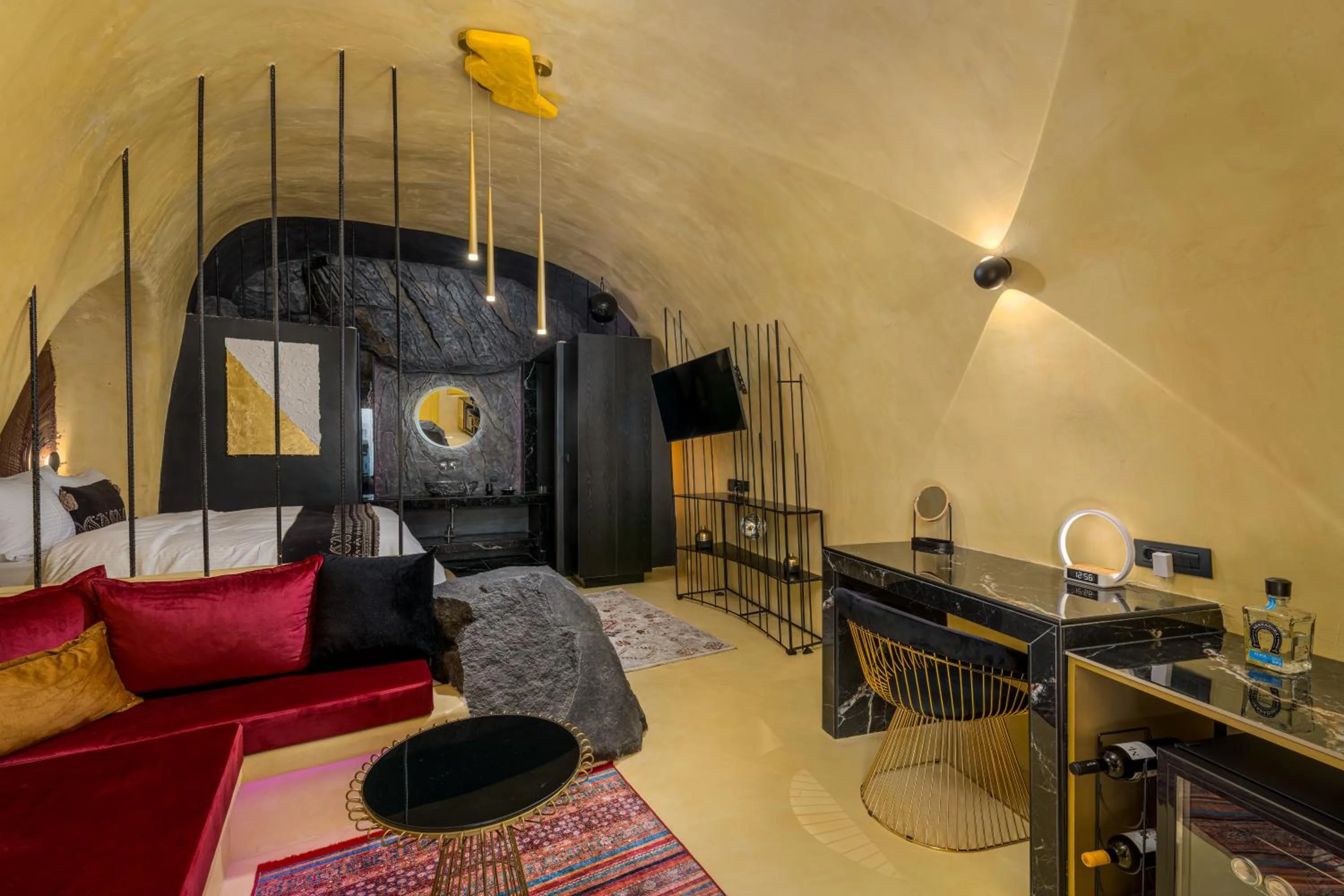 Living room in Canyon Santorini