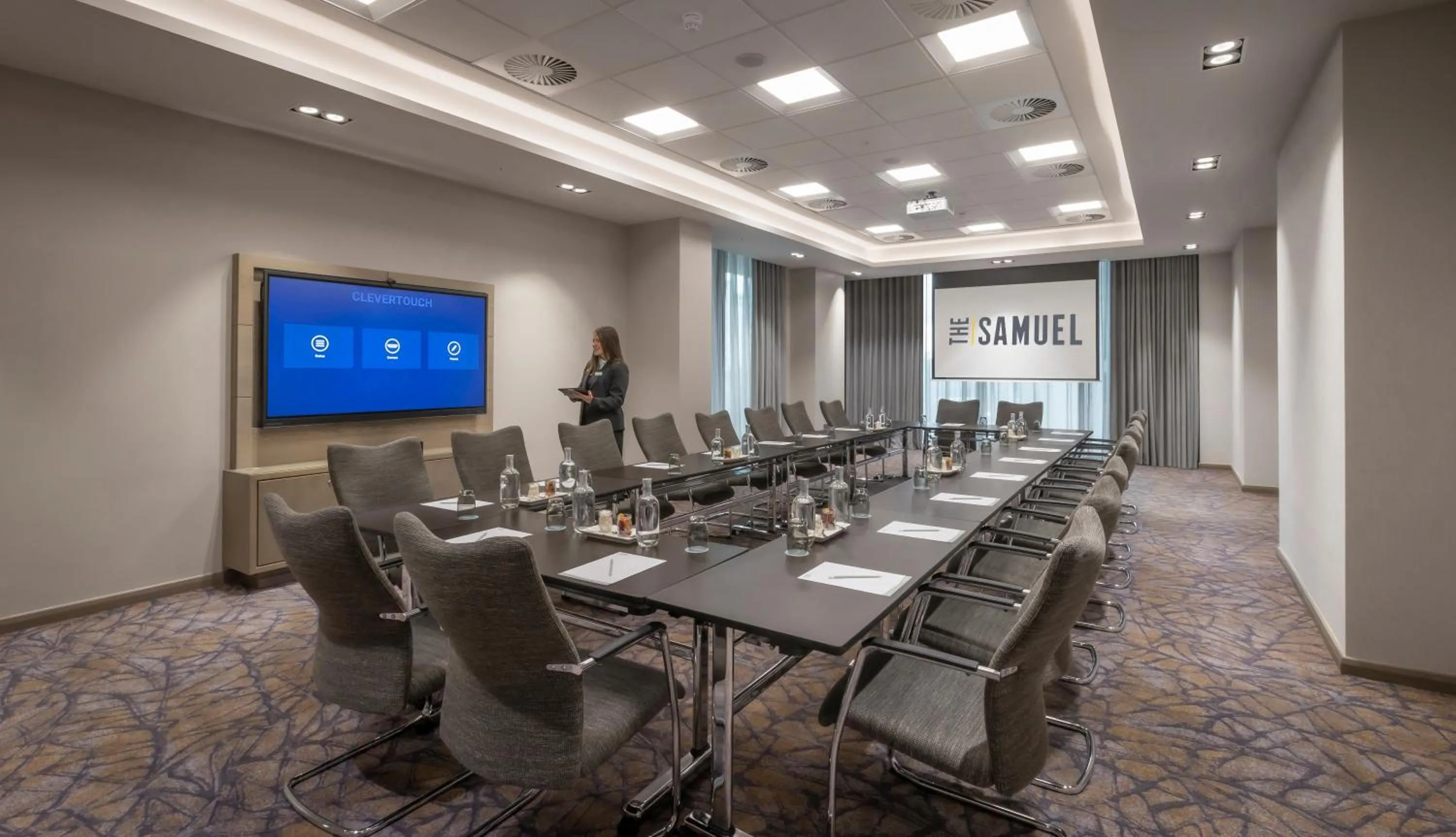 Meeting/conference room in The Samuel Hotel, Dublin City Centre