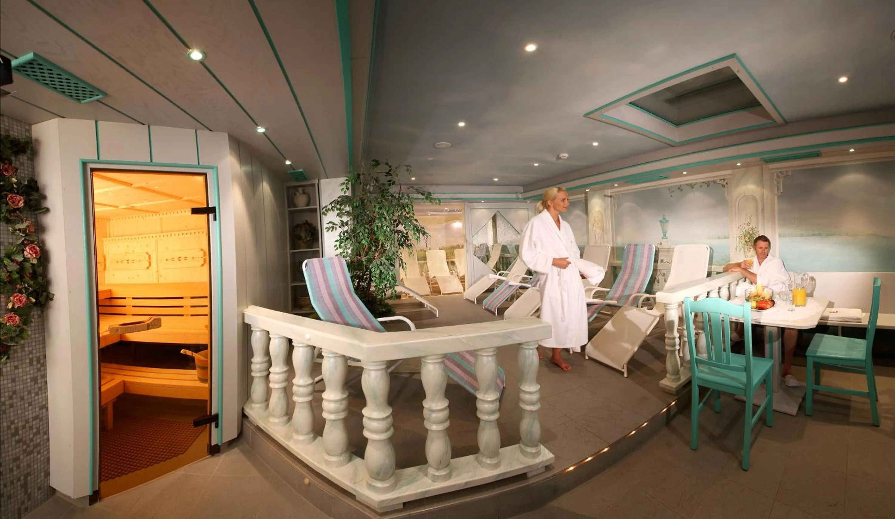 Hot Tub in Hotel-Garni Jakober - B&B und Appartements