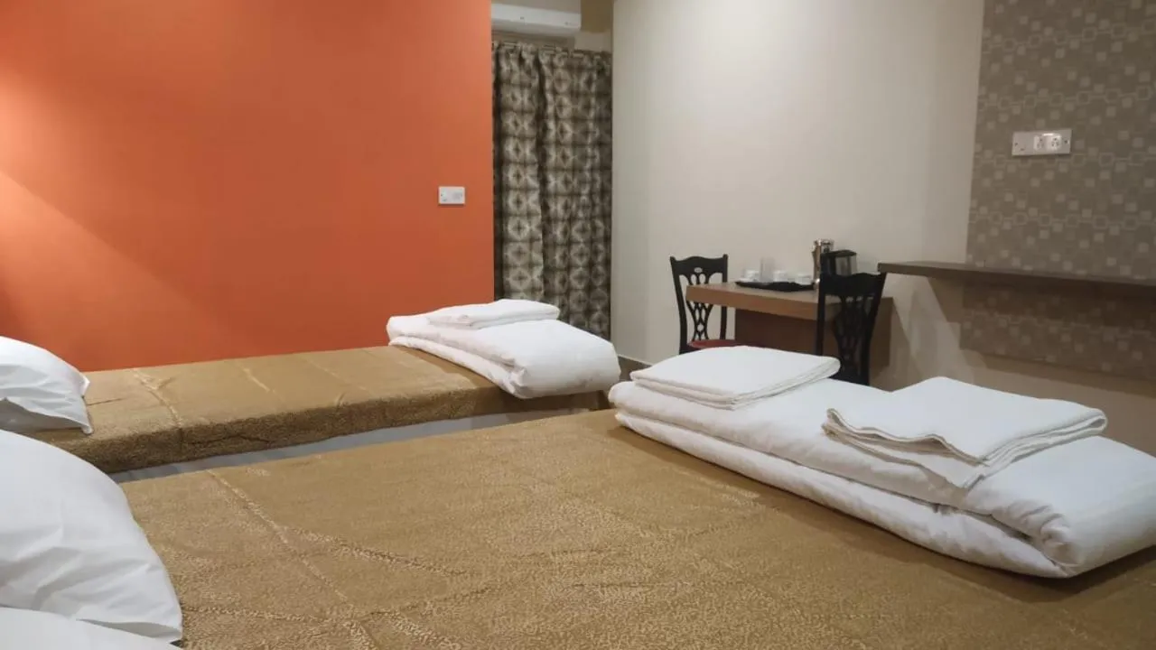 Photo of the whole room, Bed in HOTEL SHREESH (NEIL)