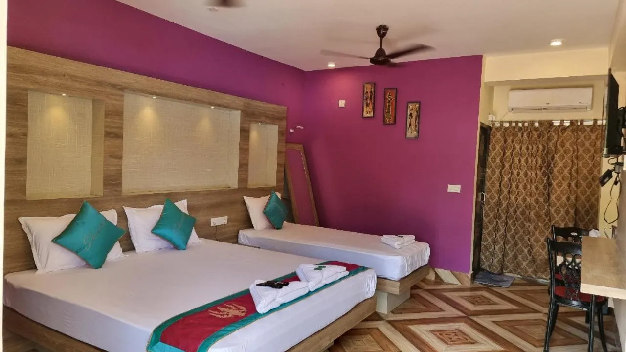 Photo of the whole room, Bed in HOTEL SHREESH (NEIL)