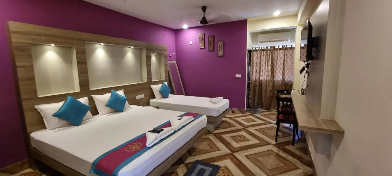 Photo of the whole room, Bed in HOTEL SHREESH (NEIL)