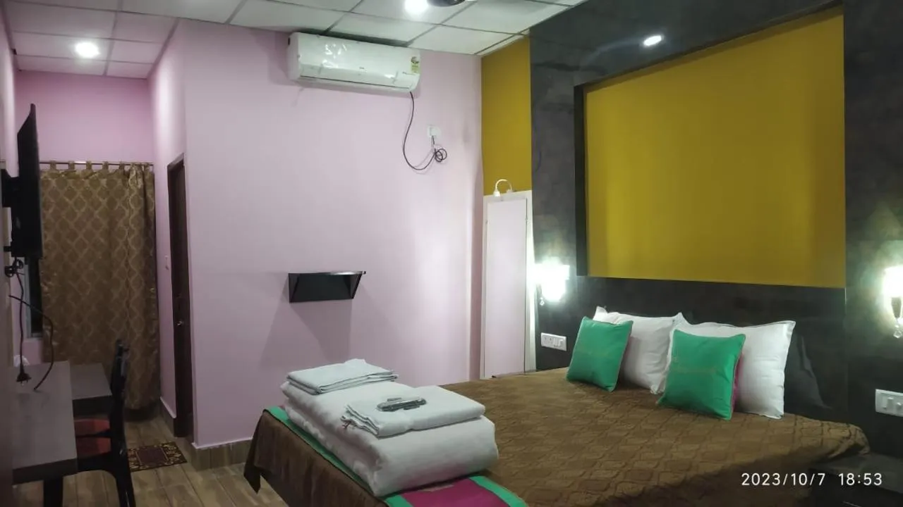 Photo of the whole room, Bed in HOTEL SHREESH (NEIL)