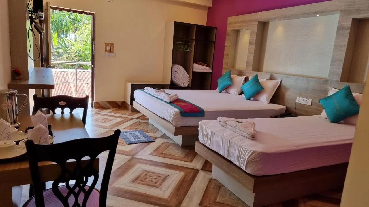 Photo of the whole room, Bed in HOTEL SHREESH (NEIL)