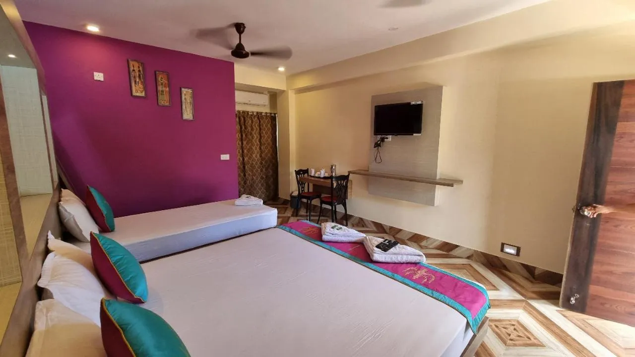 Photo of the whole room, Bed in HOTEL SHREESH (NEIL)