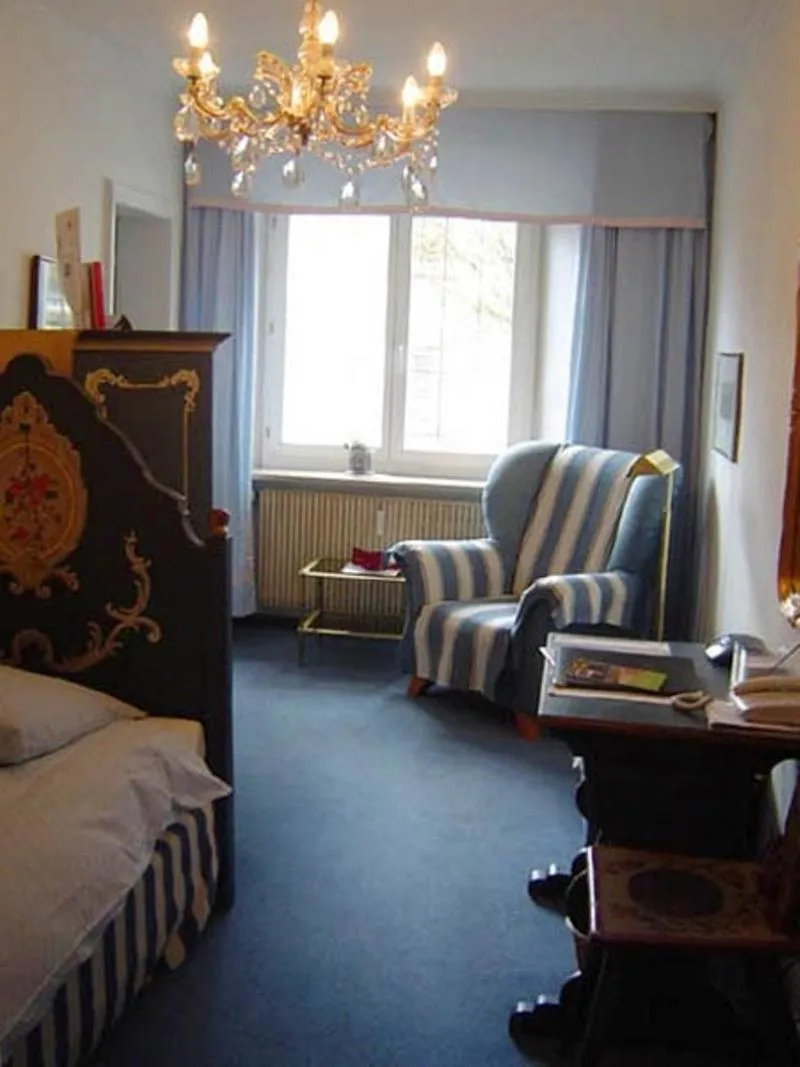 Seating area, Bed in Hotel Alte Post