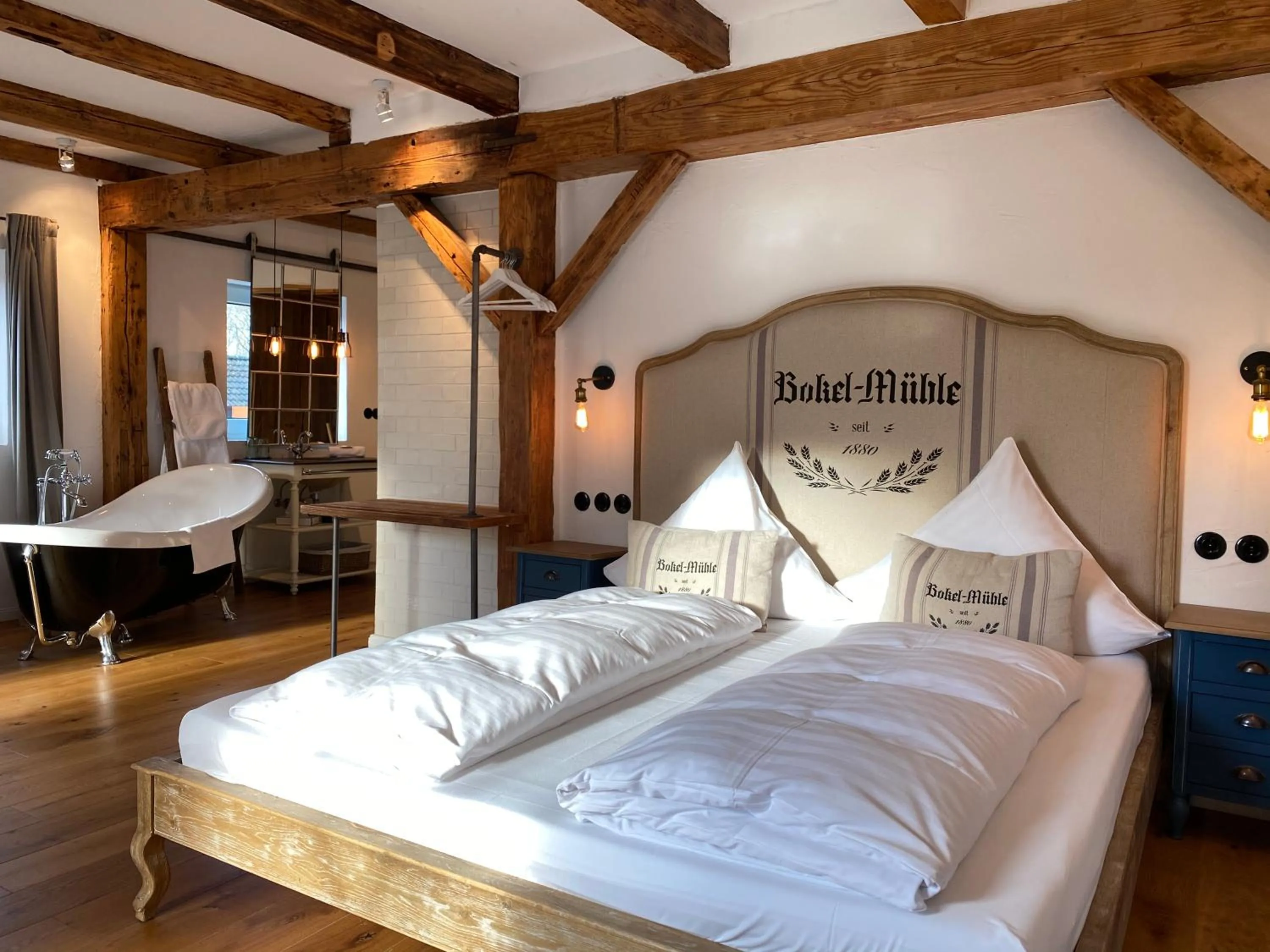 Bedroom, Bed in Bokel-Mühle am See