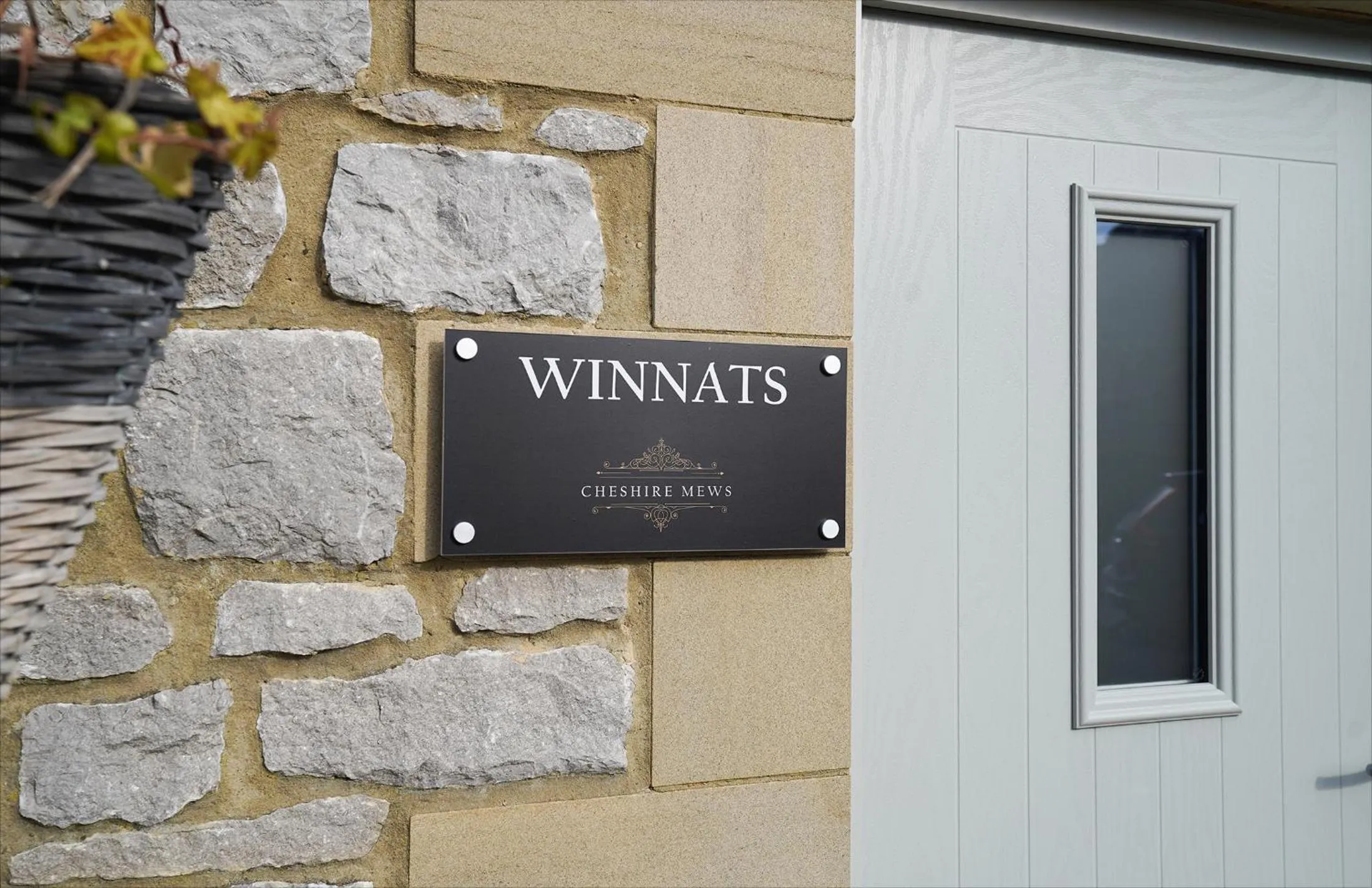 Logo/Certificate/Sign in Cheshire Mews