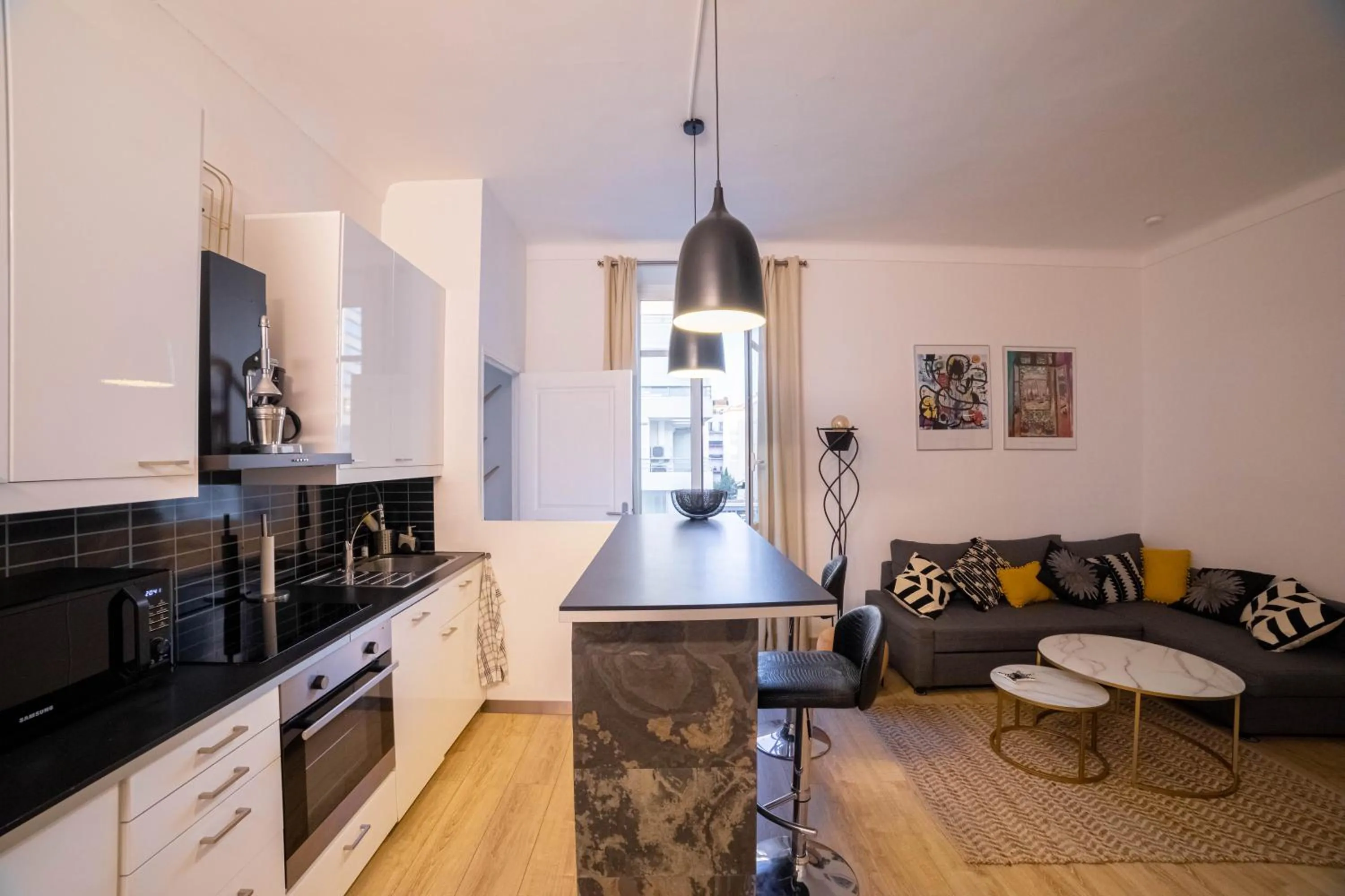Living room in Smile Apartment