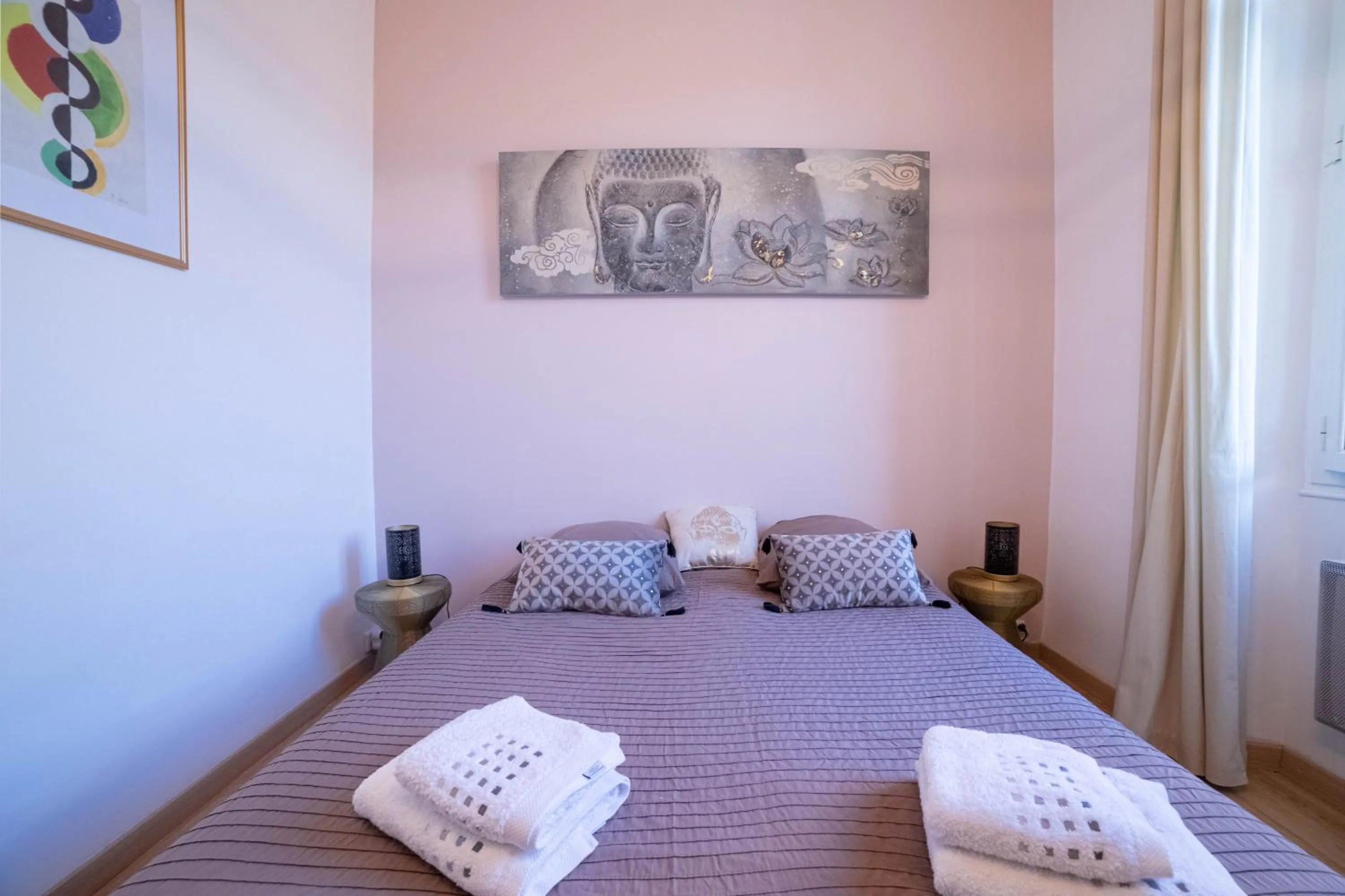 Bedroom, Bed in Smile Apartment
