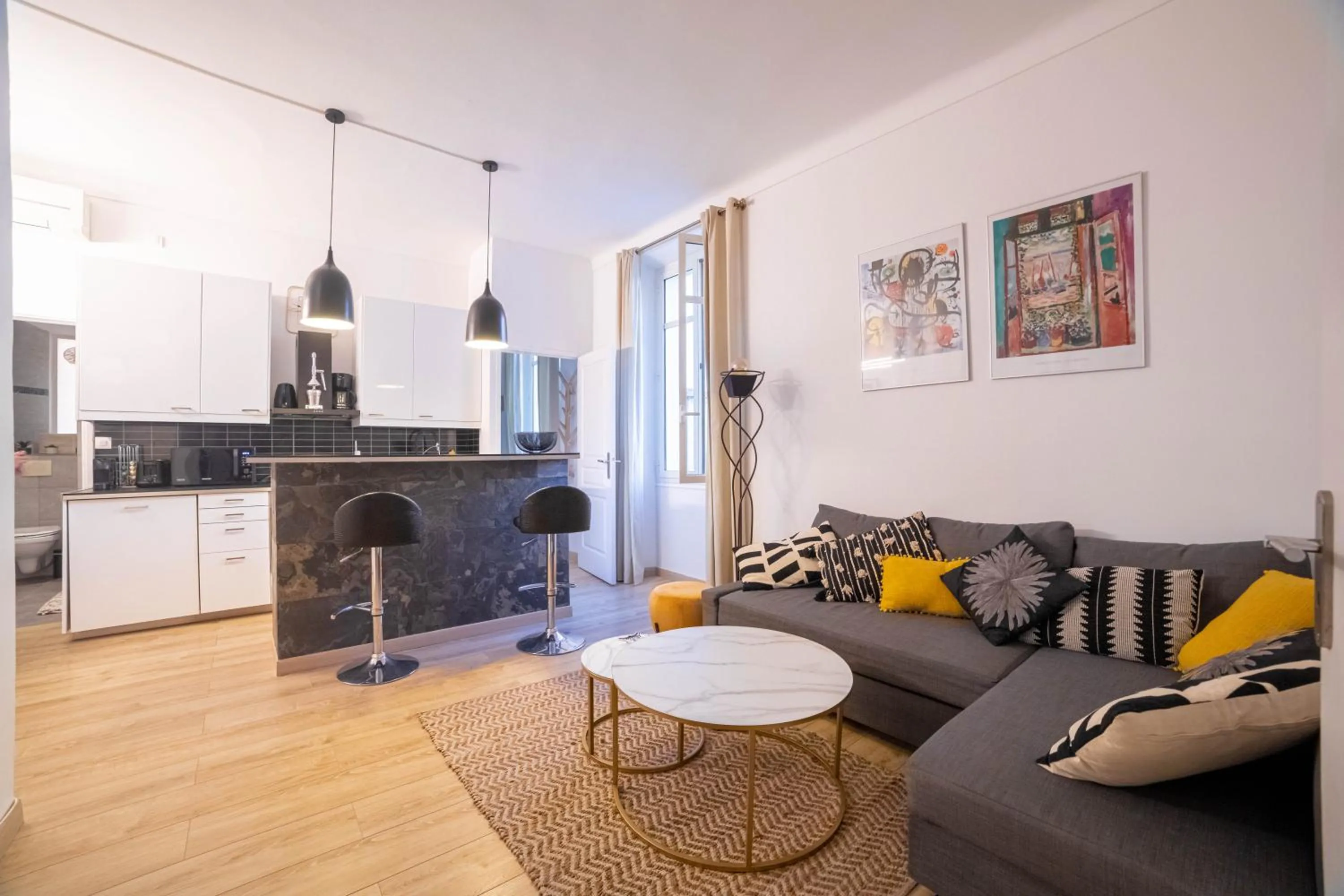 Living room in Smile Apartment