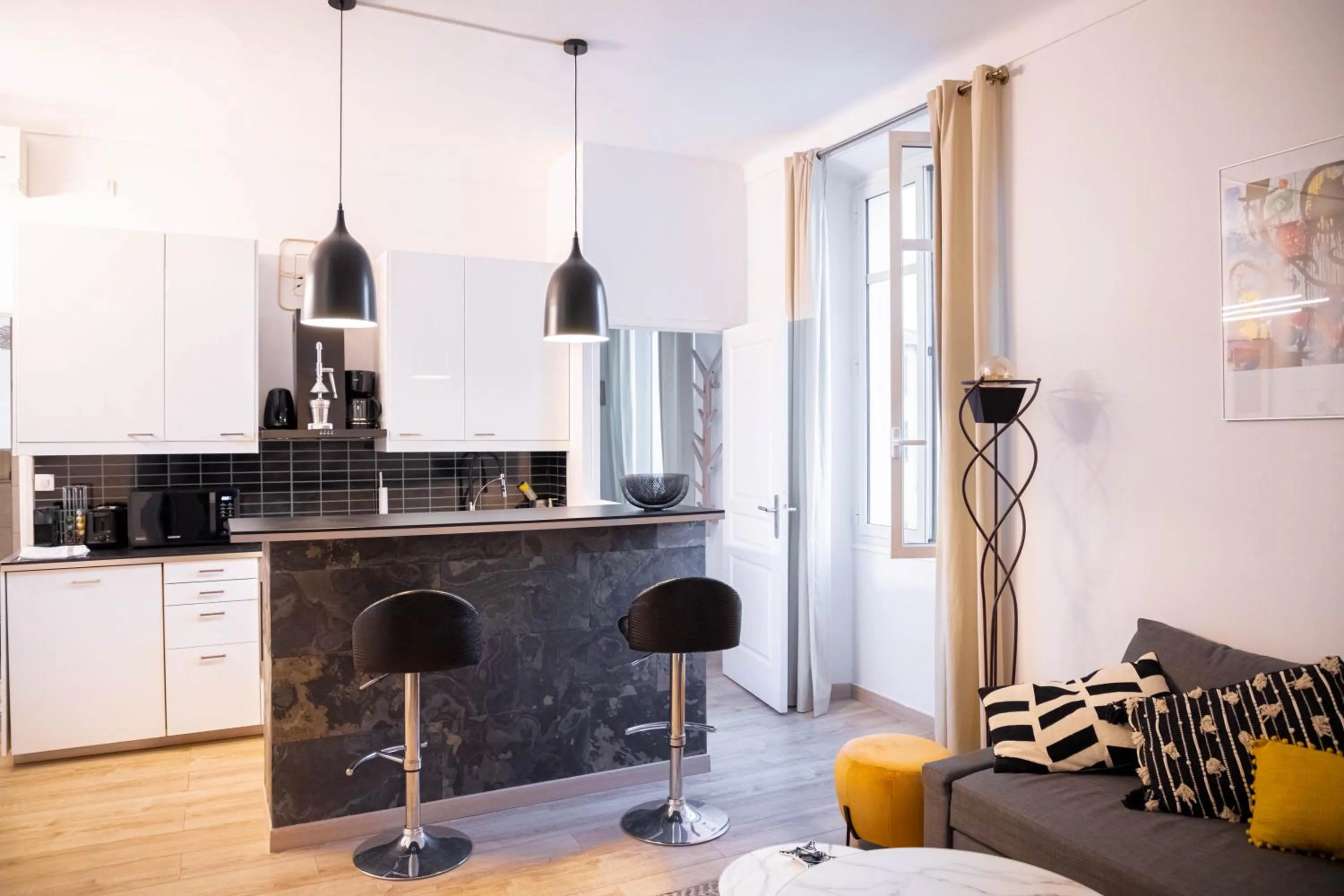 Living room in Smile Apartment