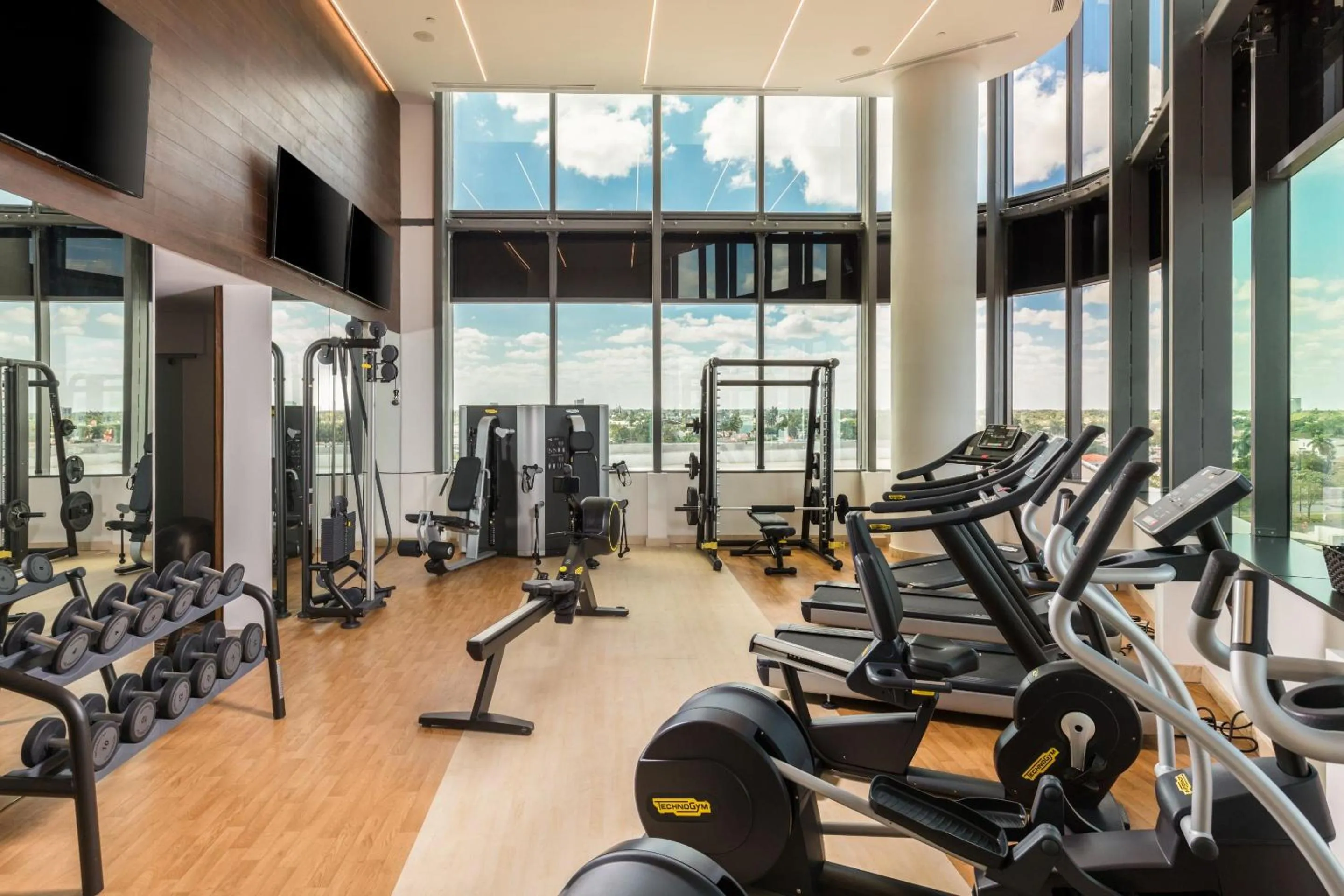 Fitness centre/facilities in Camino Real Mérida