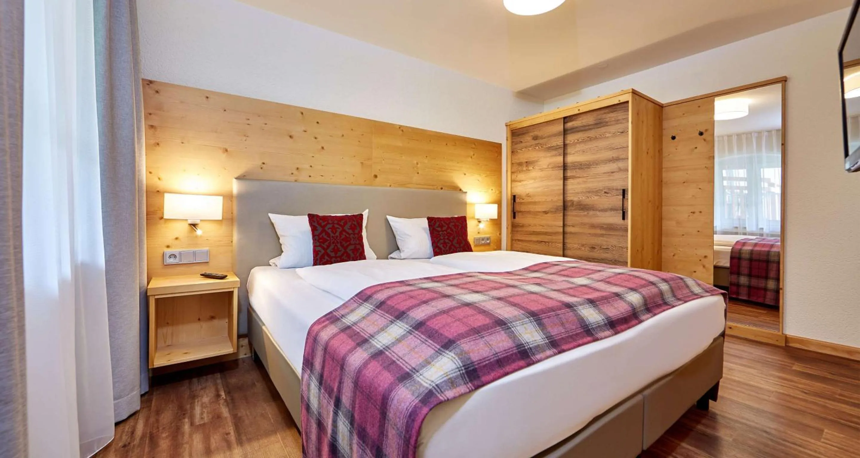 Bedroom, Bed in Berghotel Hammersbach, Sure Hotel Collection by Best Western