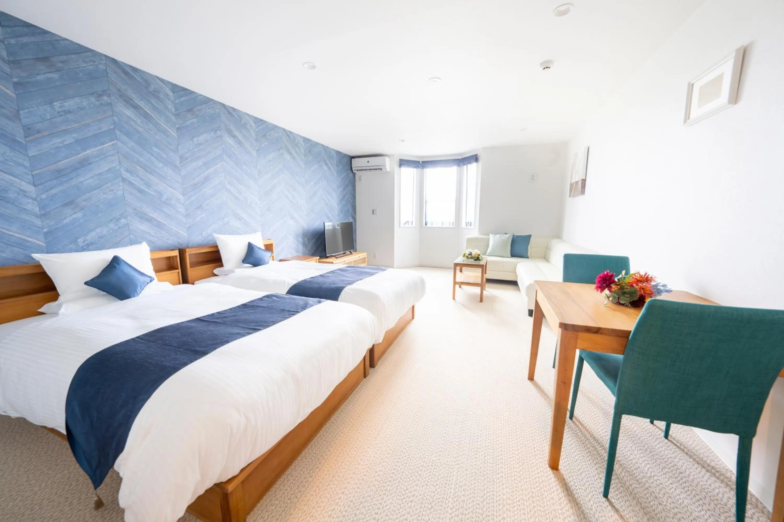 Bed in Hotel Santa Barbara Miyakojima Resort