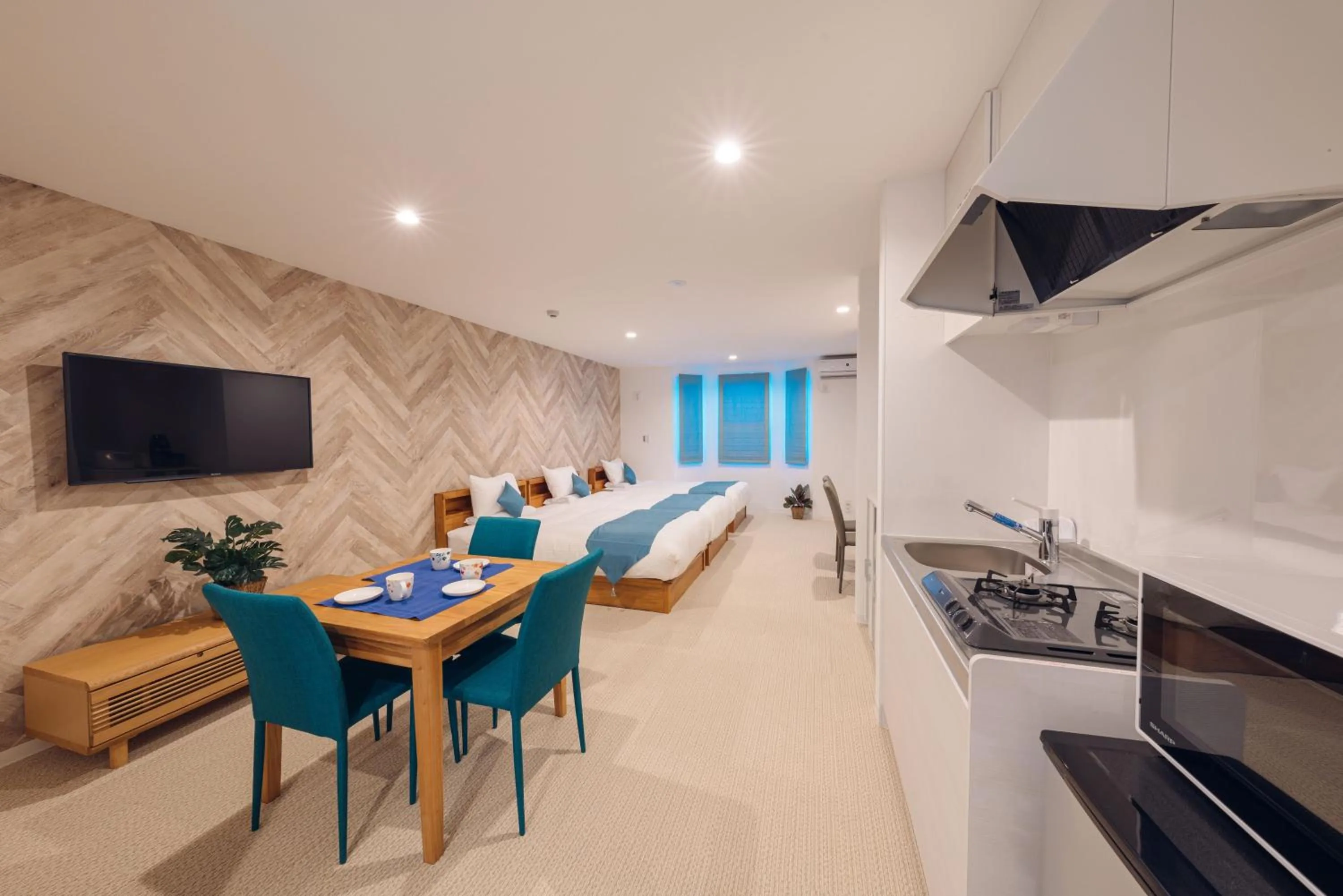 Bed in Hotel Santa Barbara Miyakojima Resort