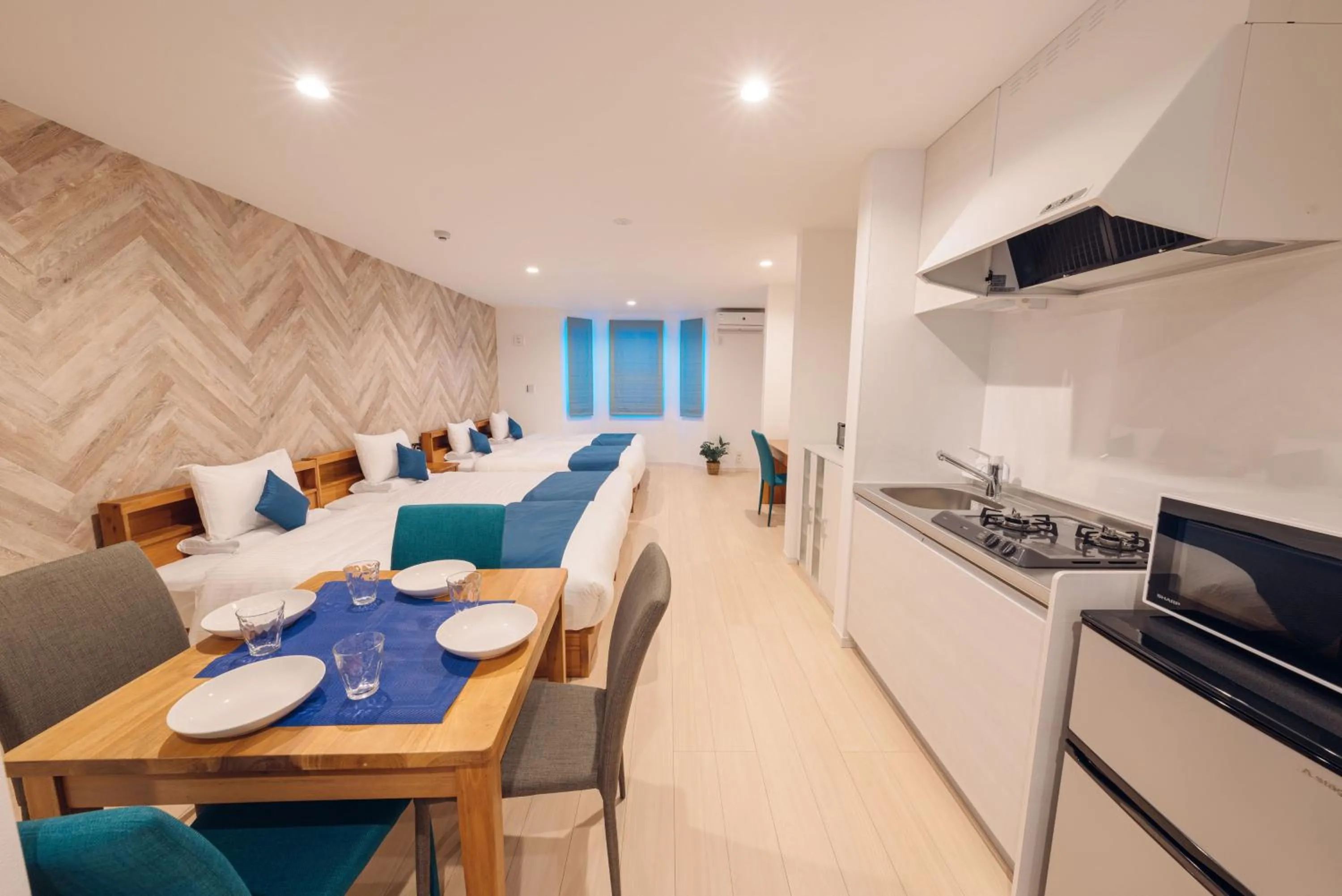 Bed in Hotel Santa Barbara Miyakojima Resort