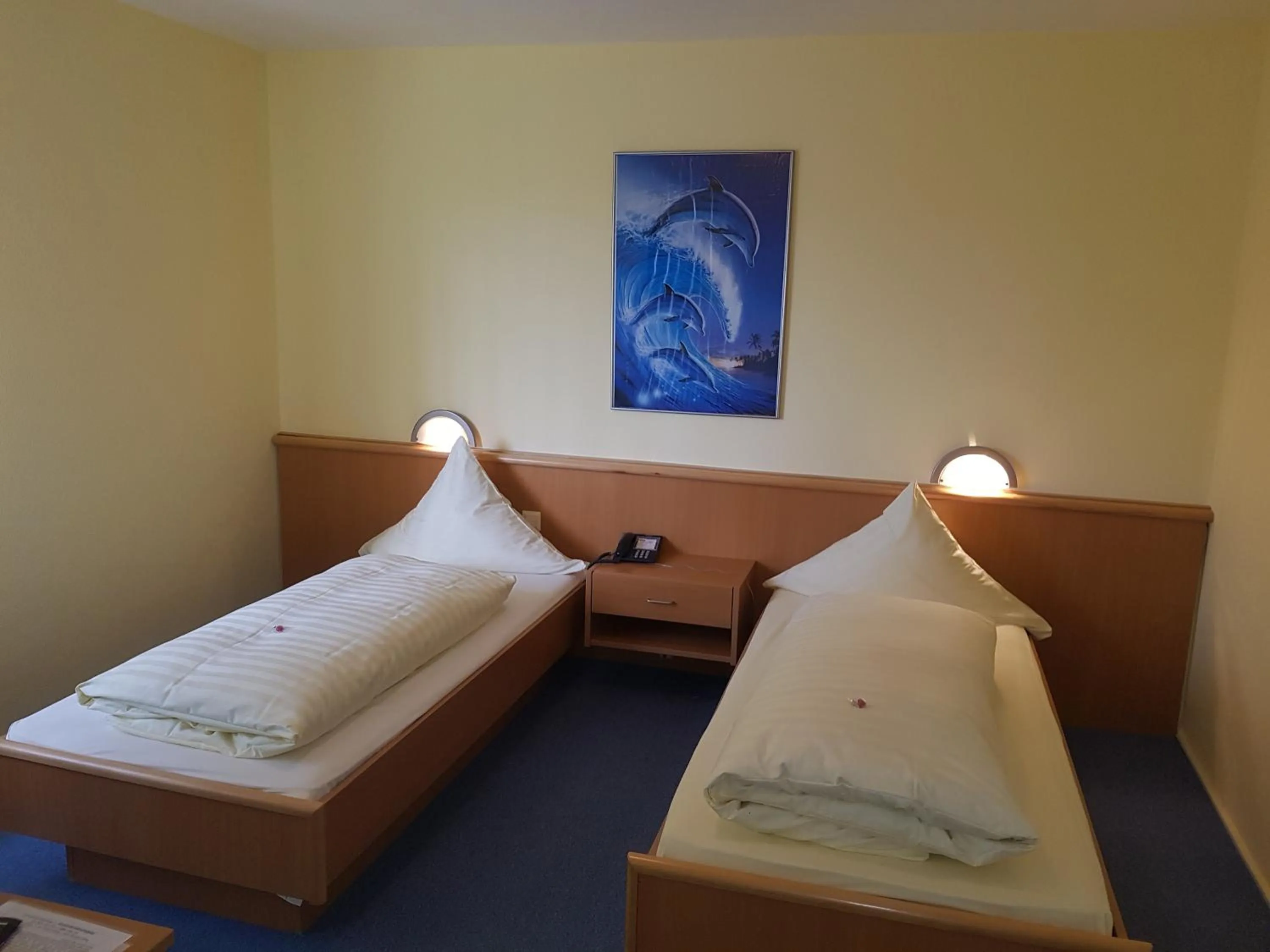 Decorative detail, Bed in Hotel Stadt Baunatal