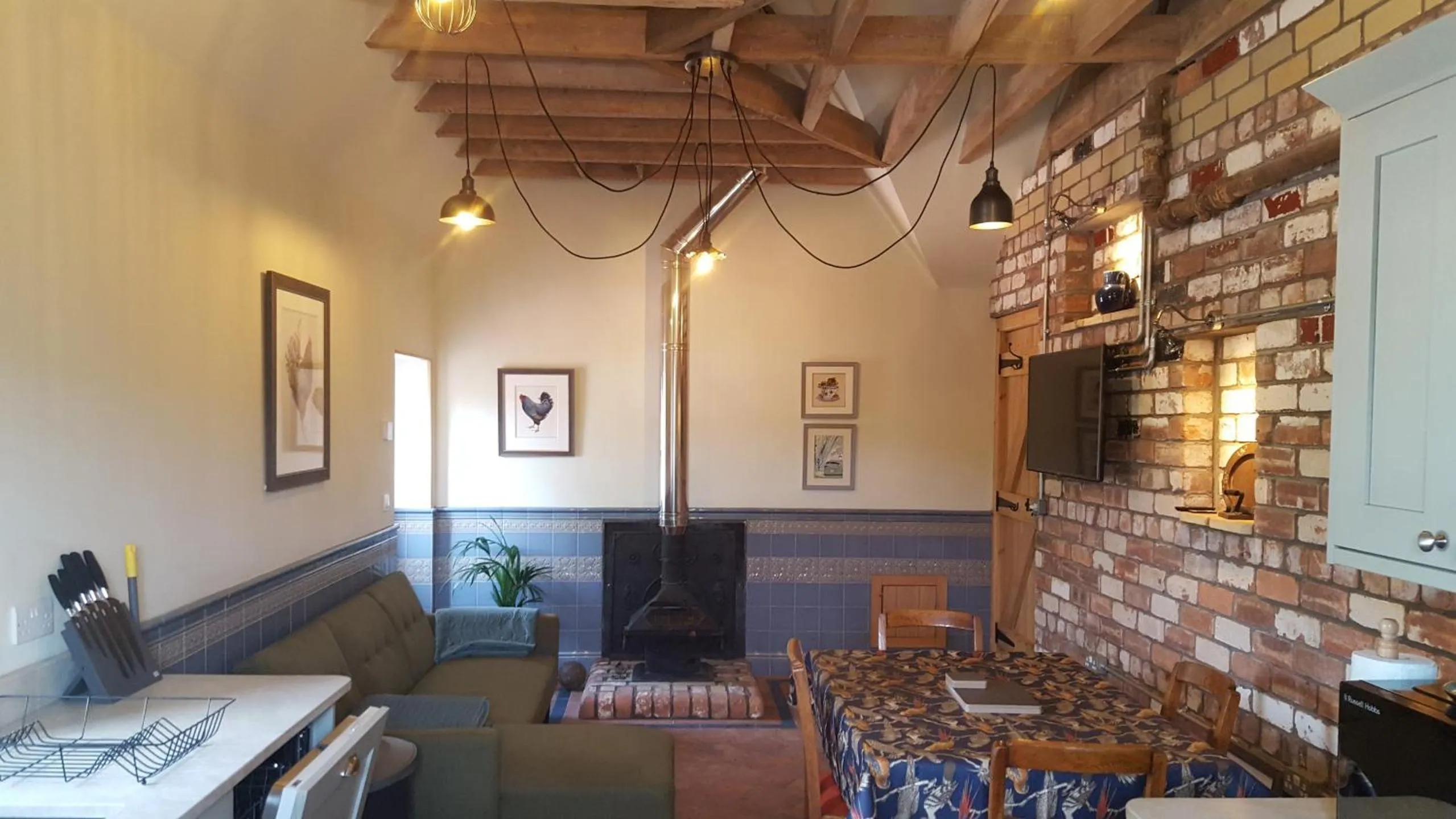 Living room in Eco Indigo