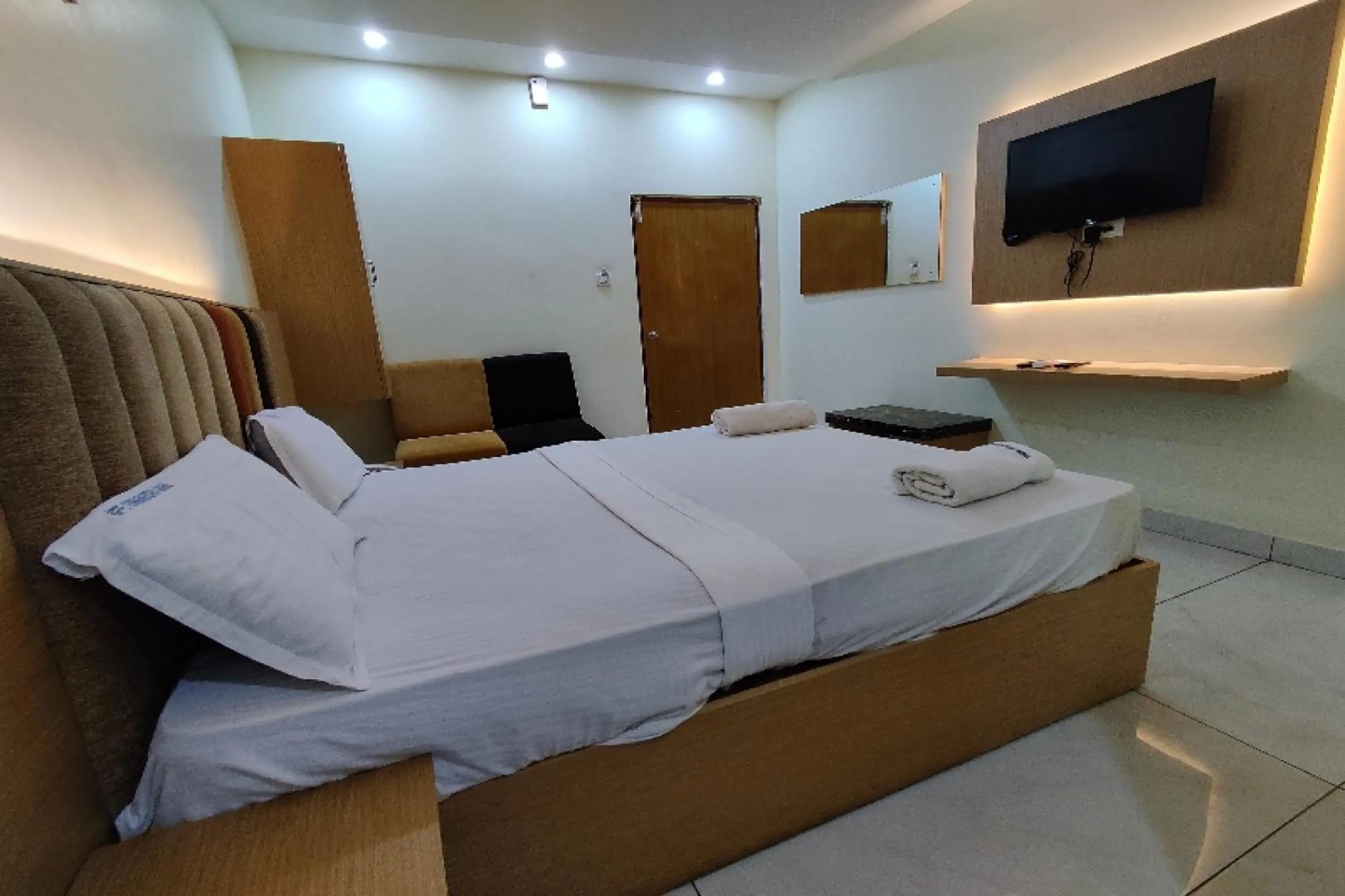 Bedroom in Collection O Sri Subhamastu Grand