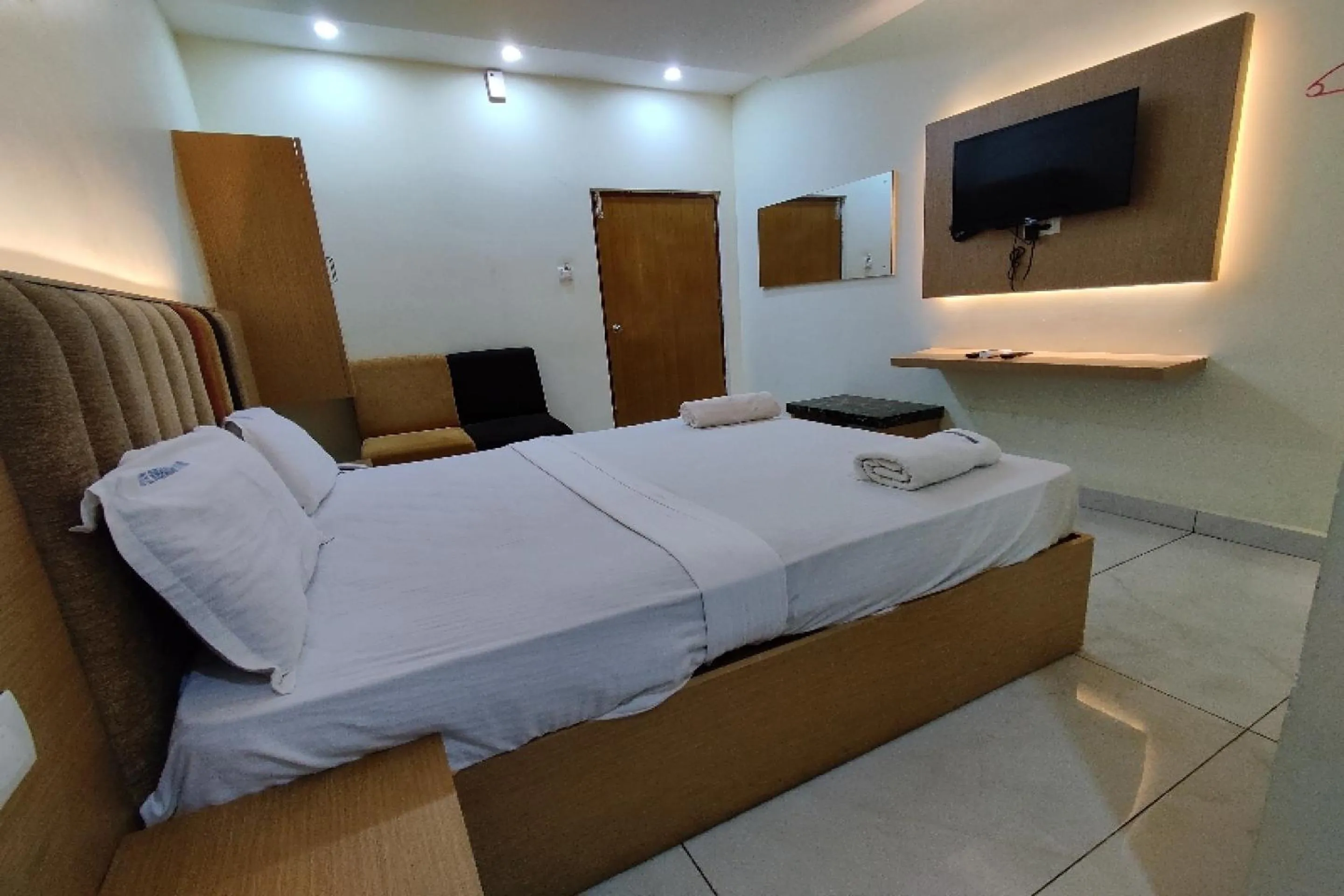 Bedroom in Collection O Sri Subhamastu Grand