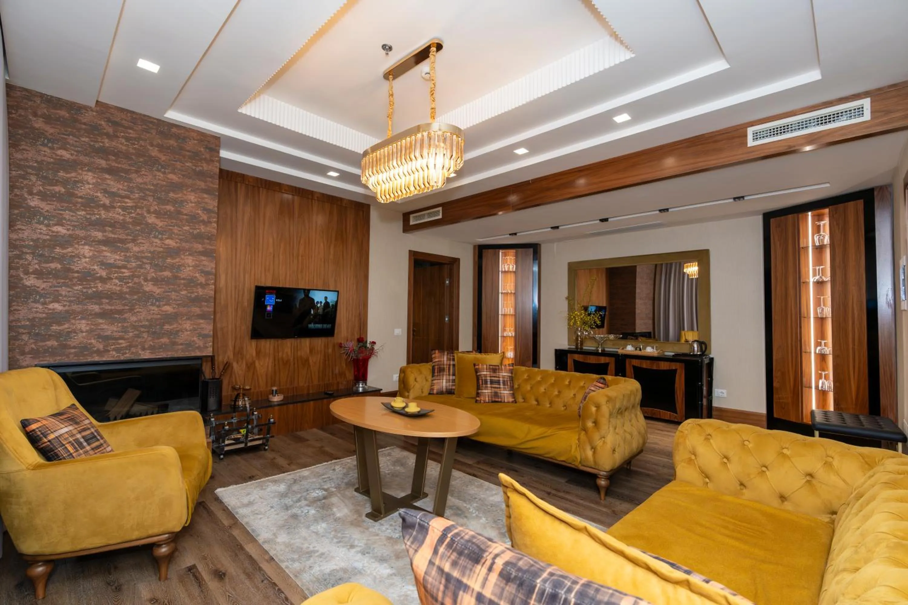 Living room in Hotel Golden Palace