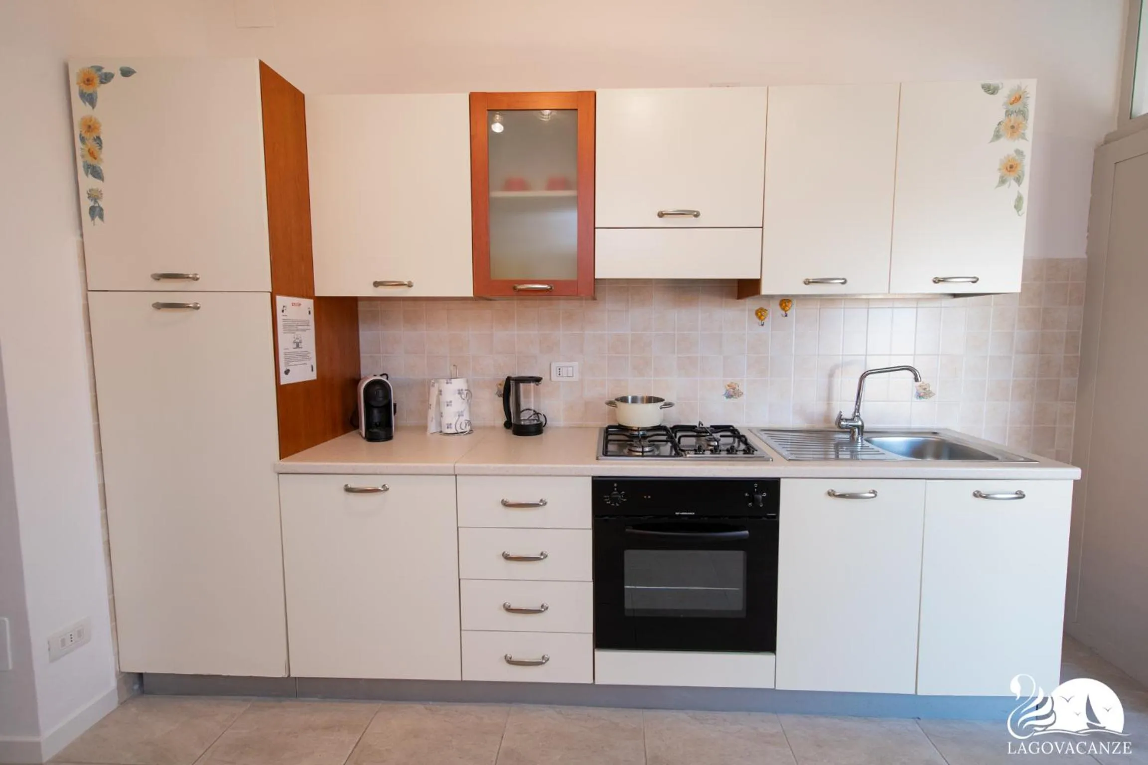 Kitchen or kitchenette in Appartamento Garden Ville