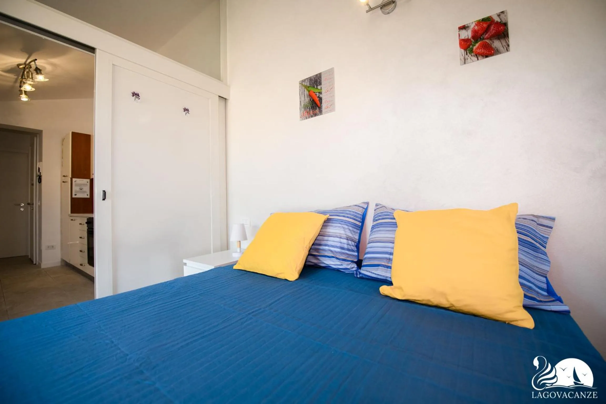 Bedroom, Bed in Appartamento Garden Ville