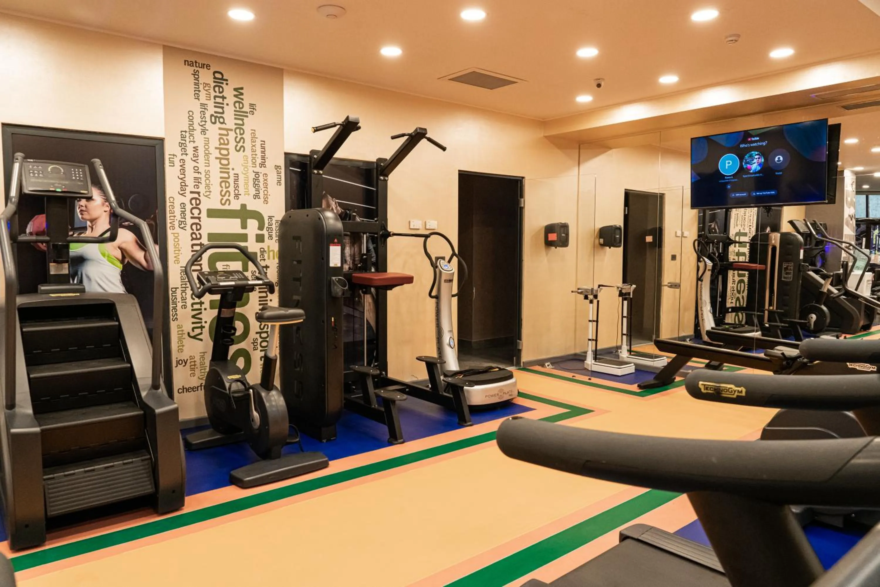 Fitness centre/facilities in Premium Park Hotel