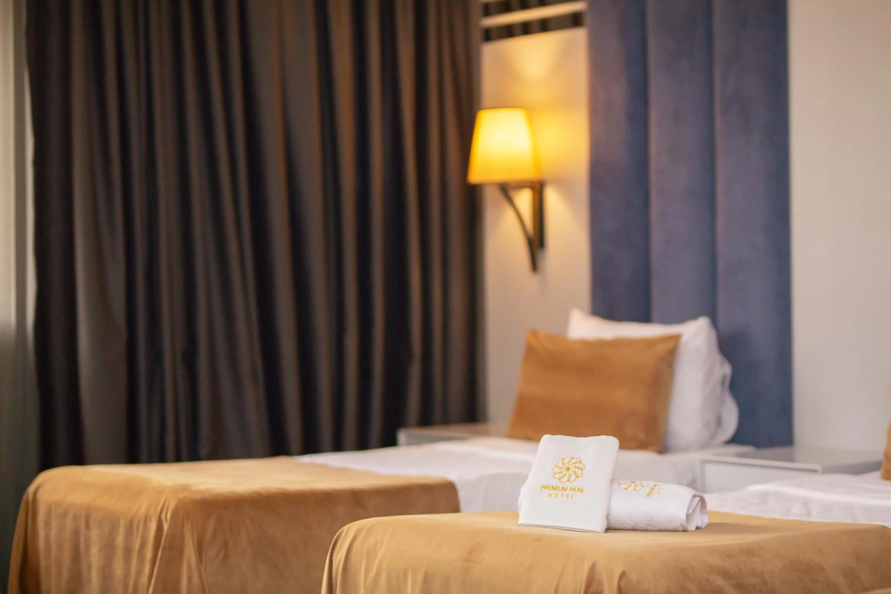 Bed in Premium Park Hotel