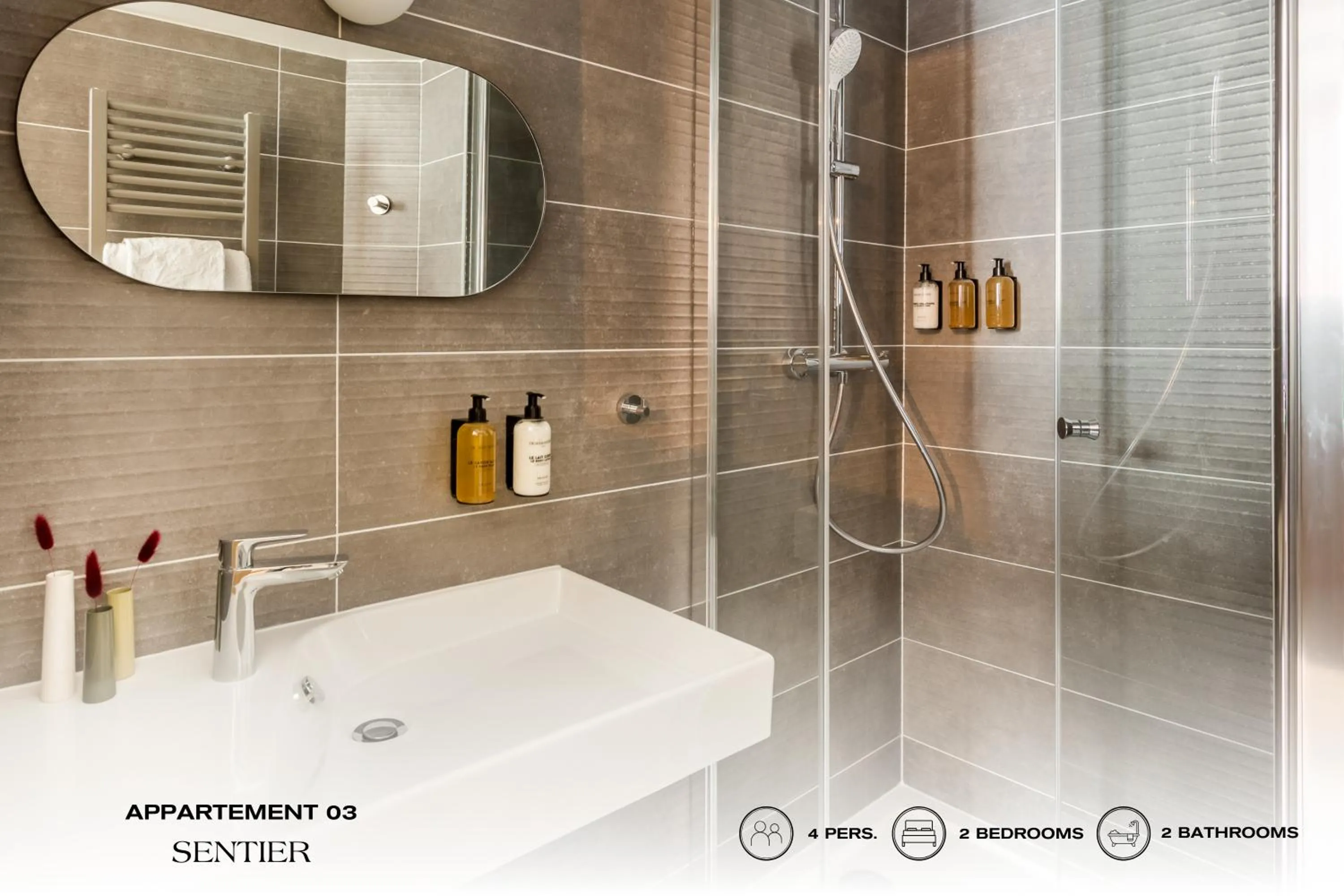 Shower in Beauquartier - Sentier