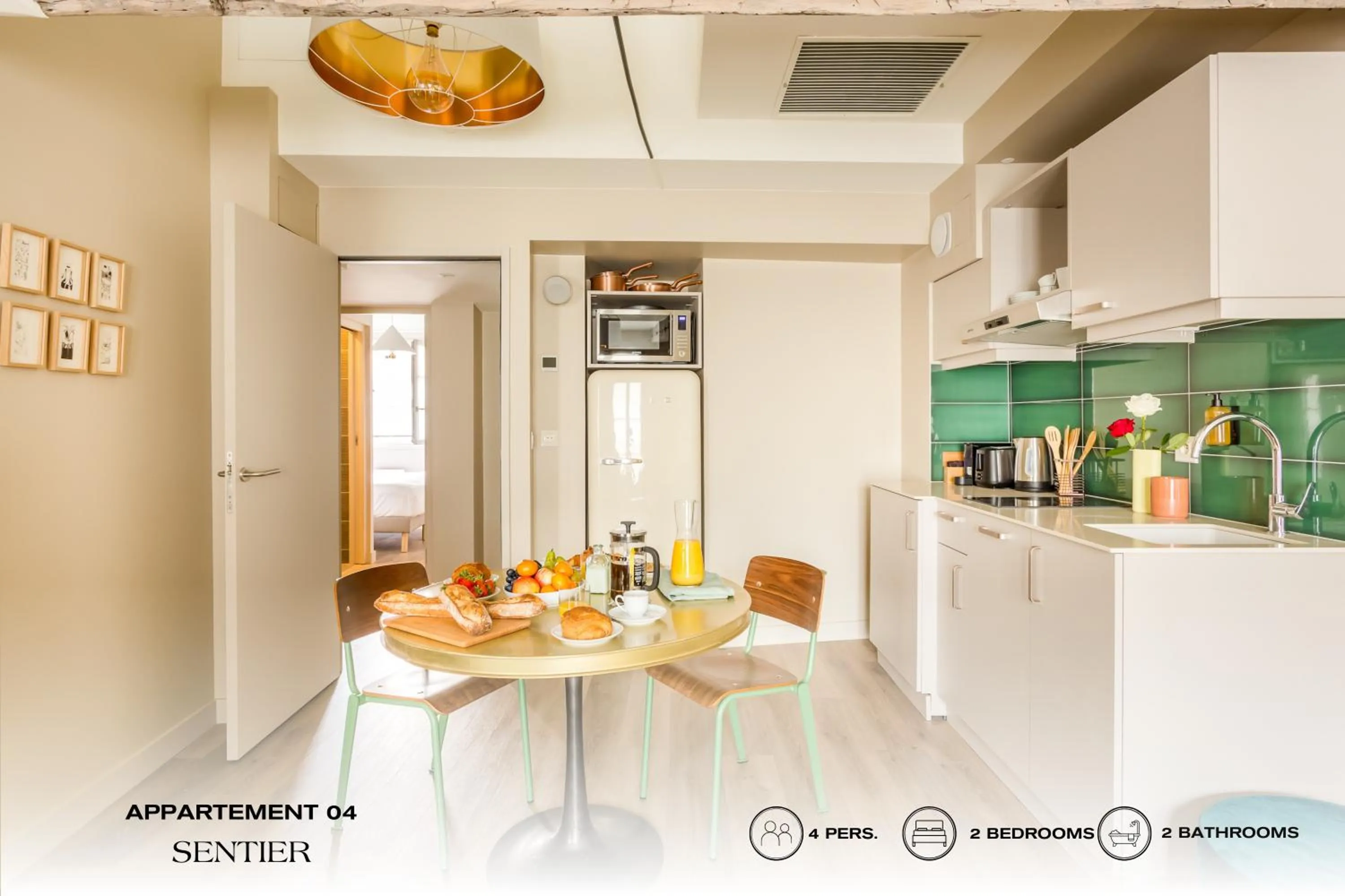 Kitchen or kitchenette in Beauquartier - Sentier