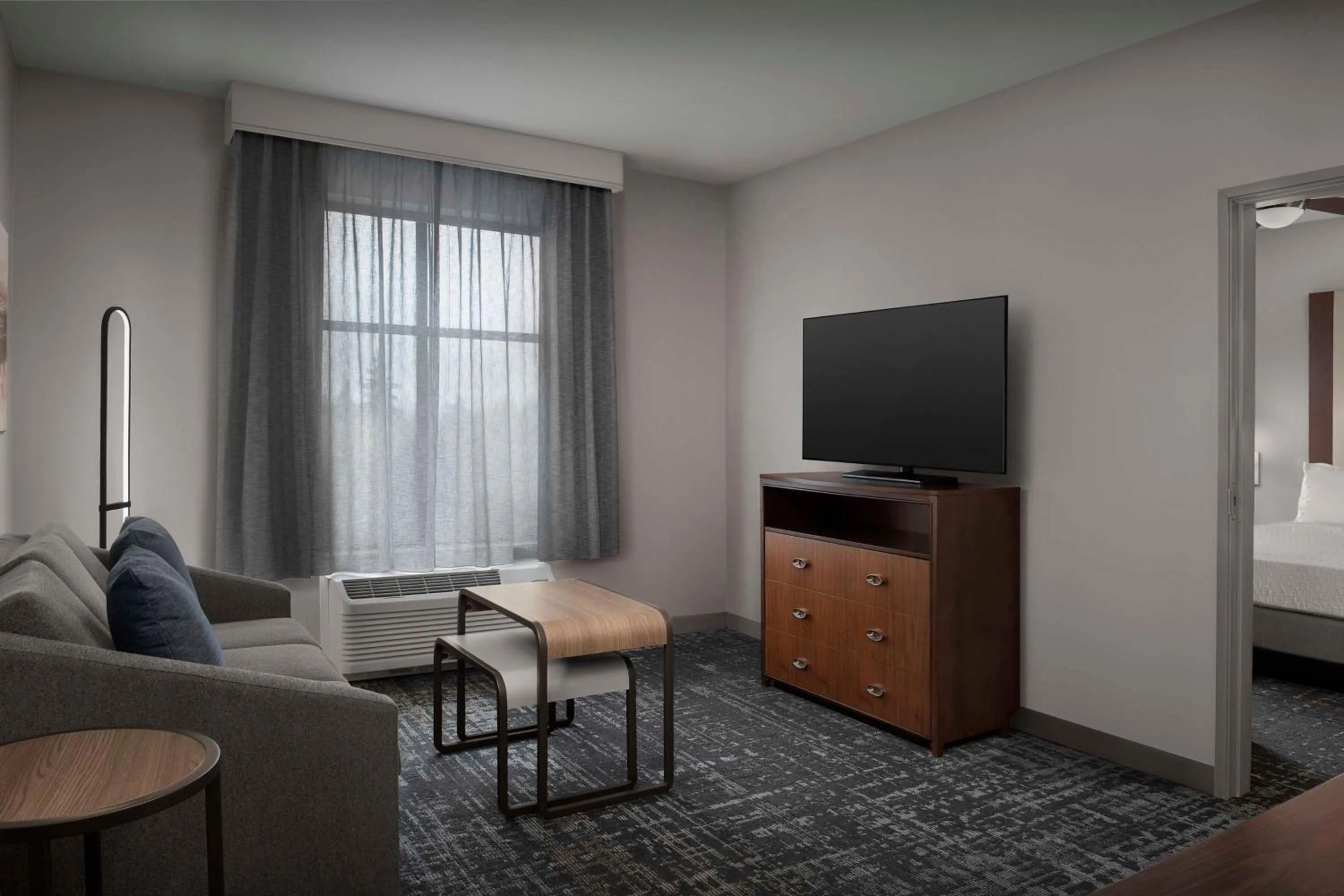 Living room, Bed in Homewood Suites by Hilton Seattle/Lynnwood