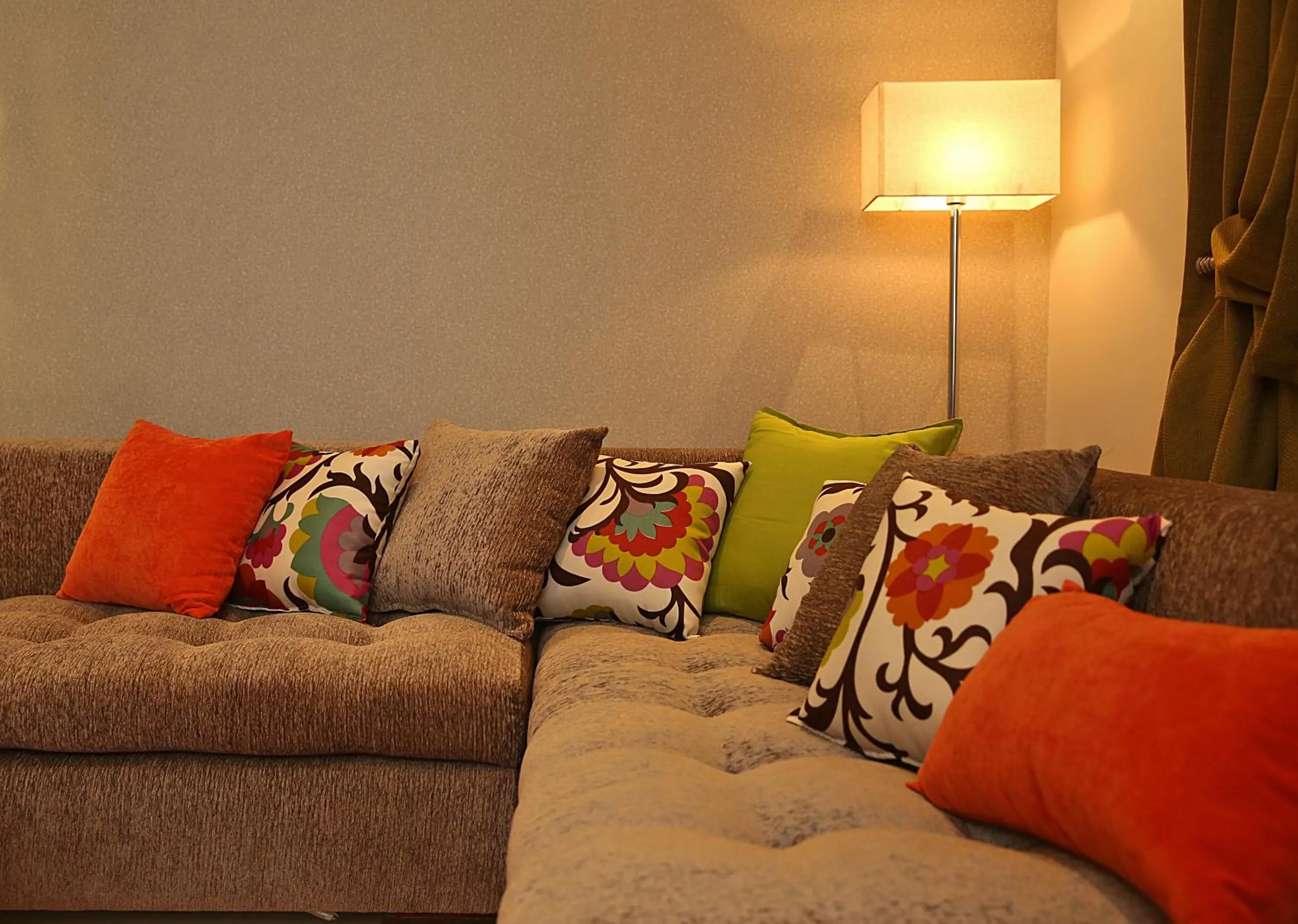 Seating area in AlAshrafia Smart Residence