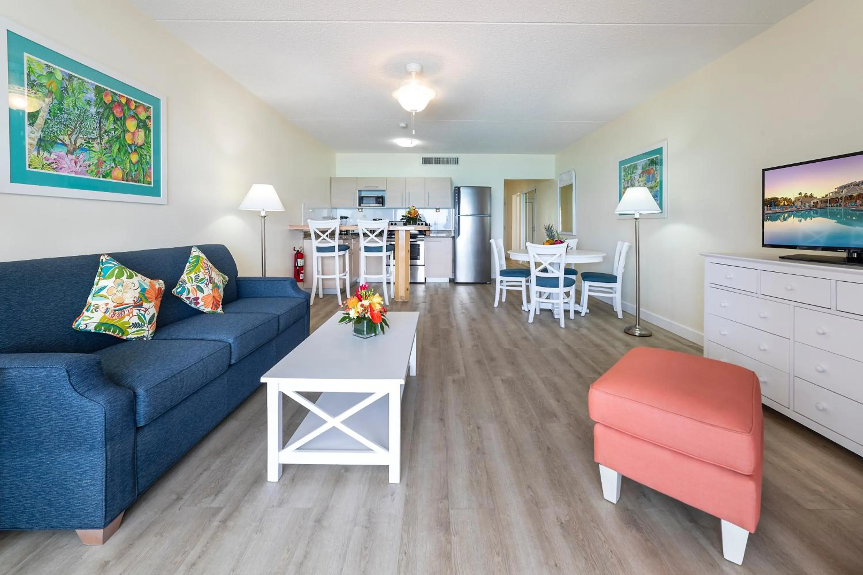 Living room in La Vista Resort