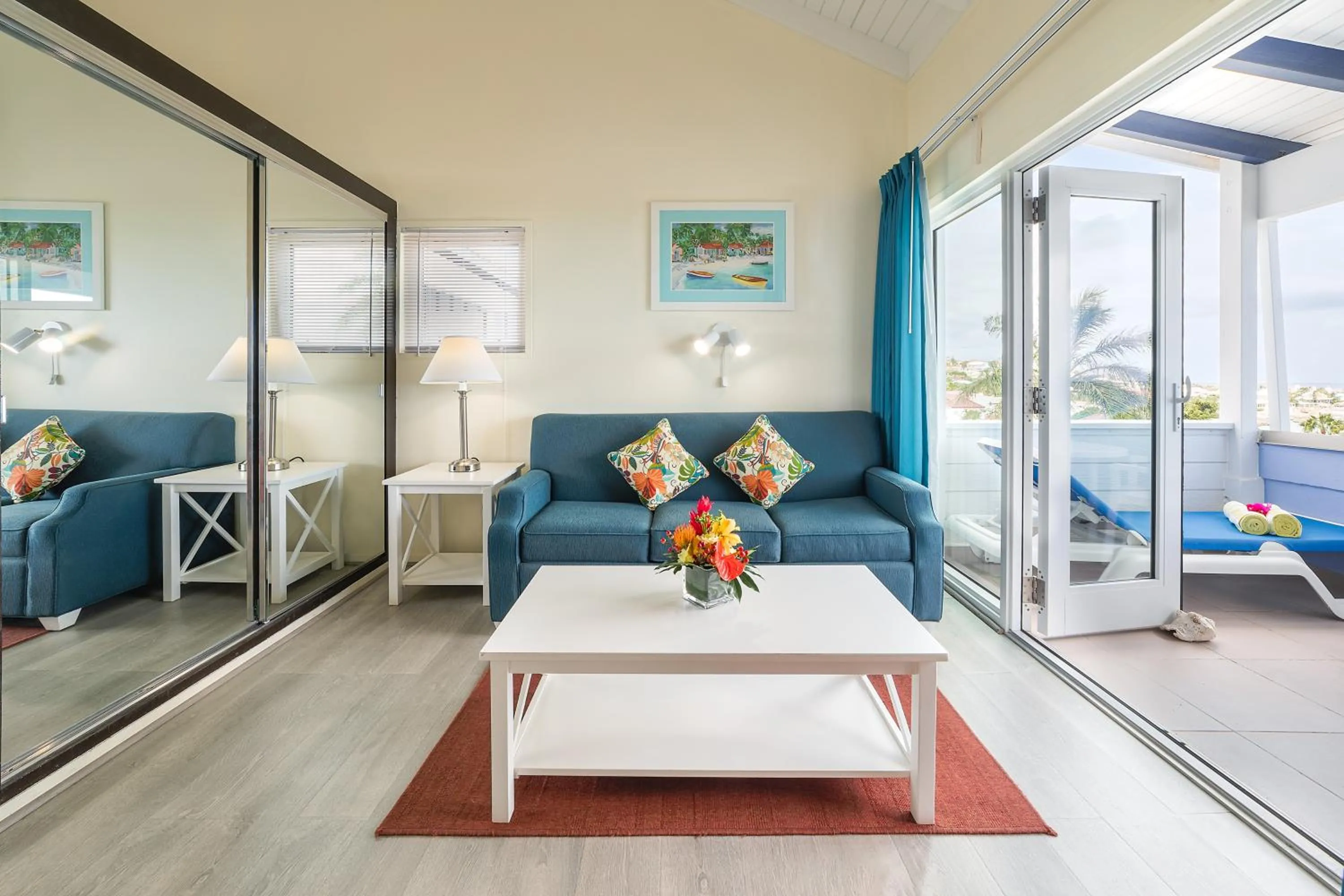 Living room in La Vista Resort