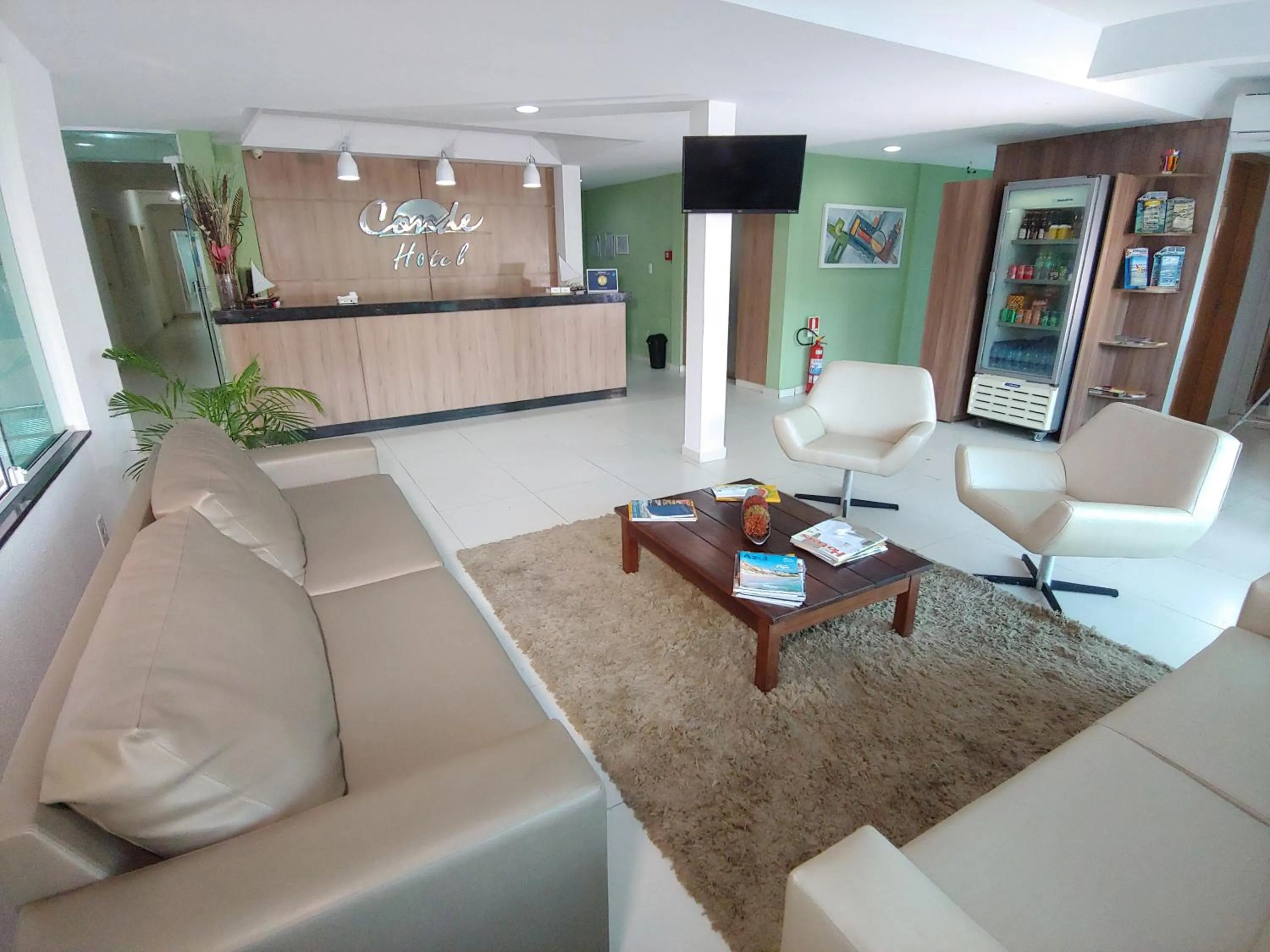 Lobby or reception in Conde Hotel Maceió