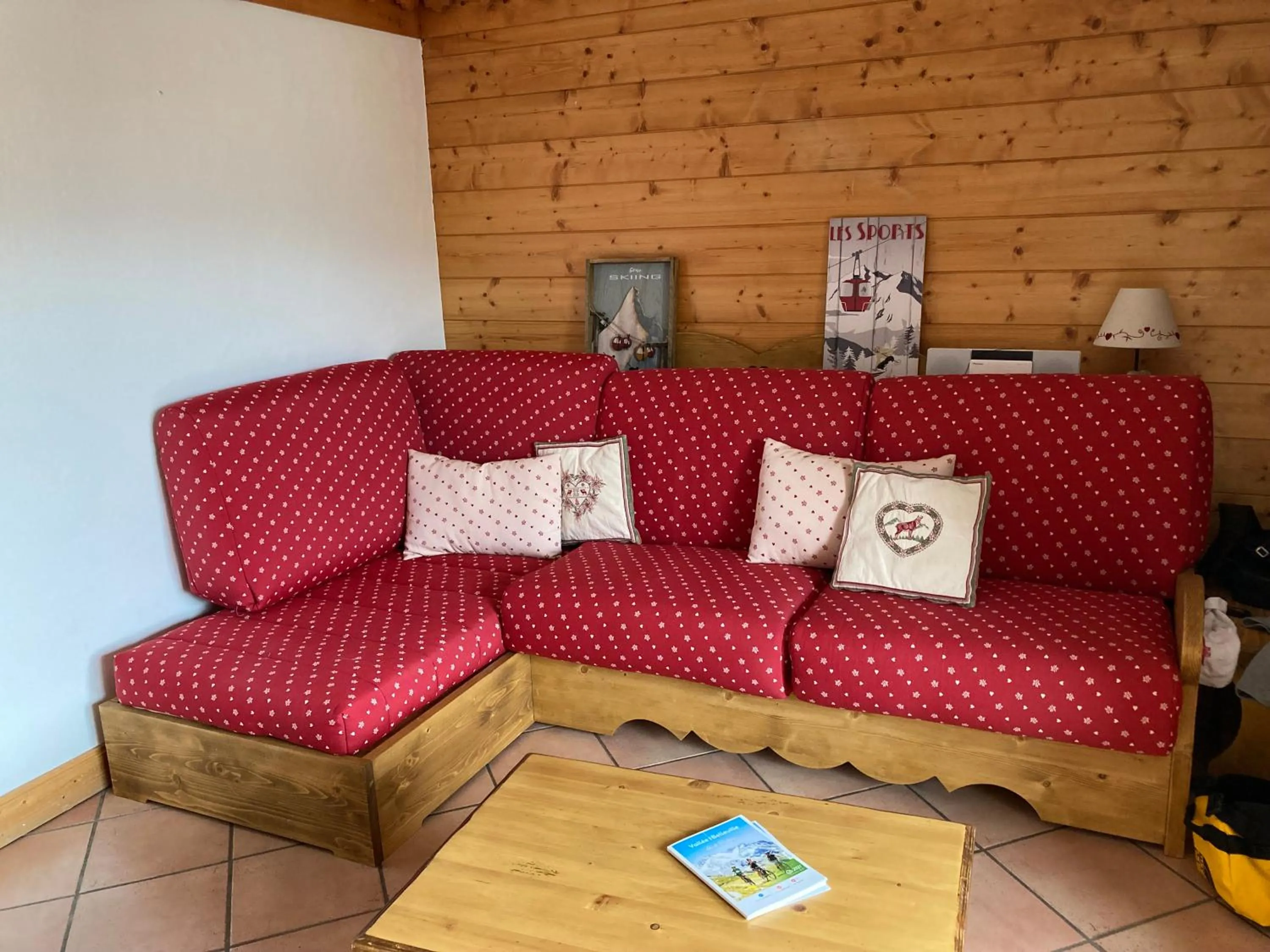 Living room in Les Alpages de Reberty