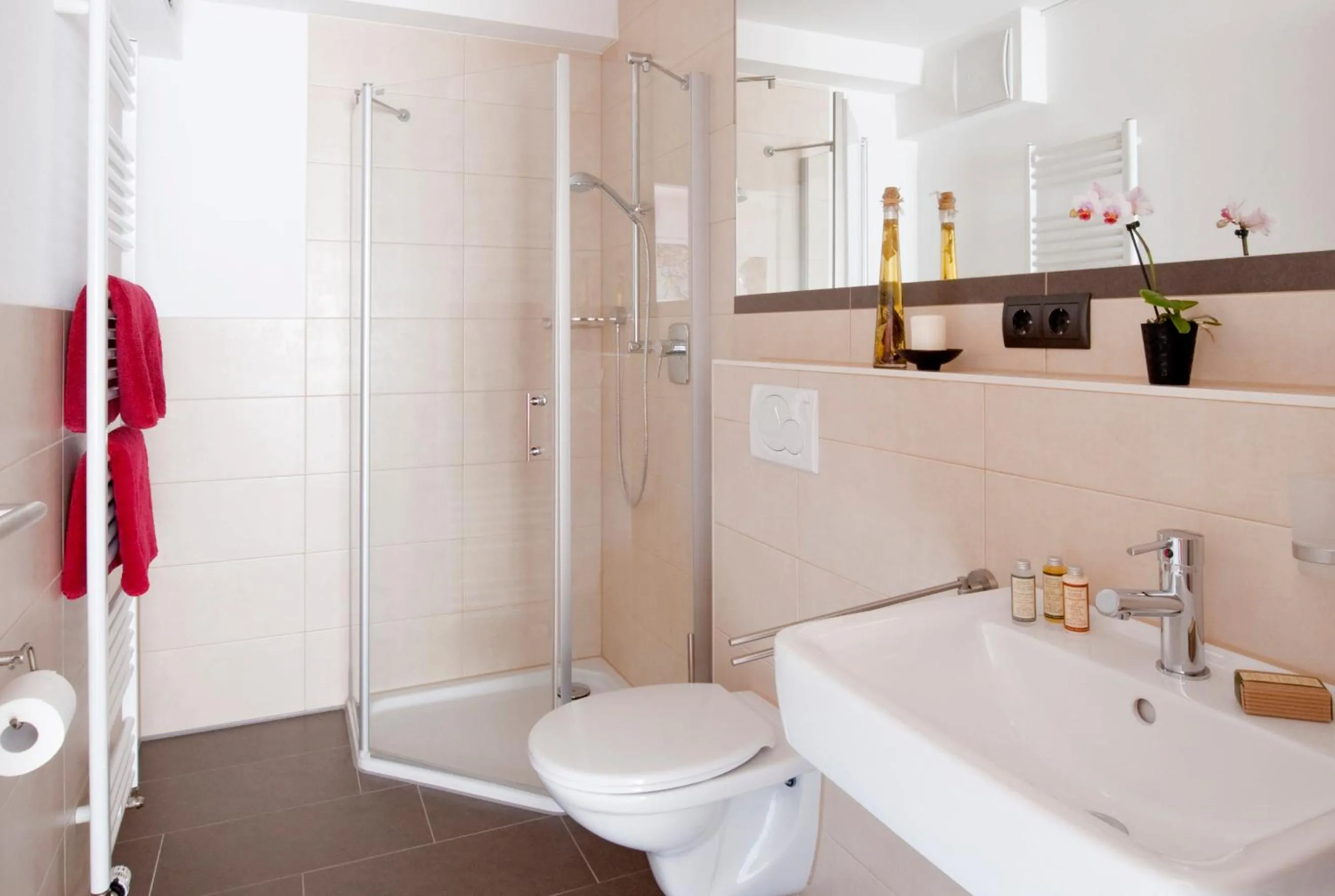 Bathroom in Hotel Merlin
